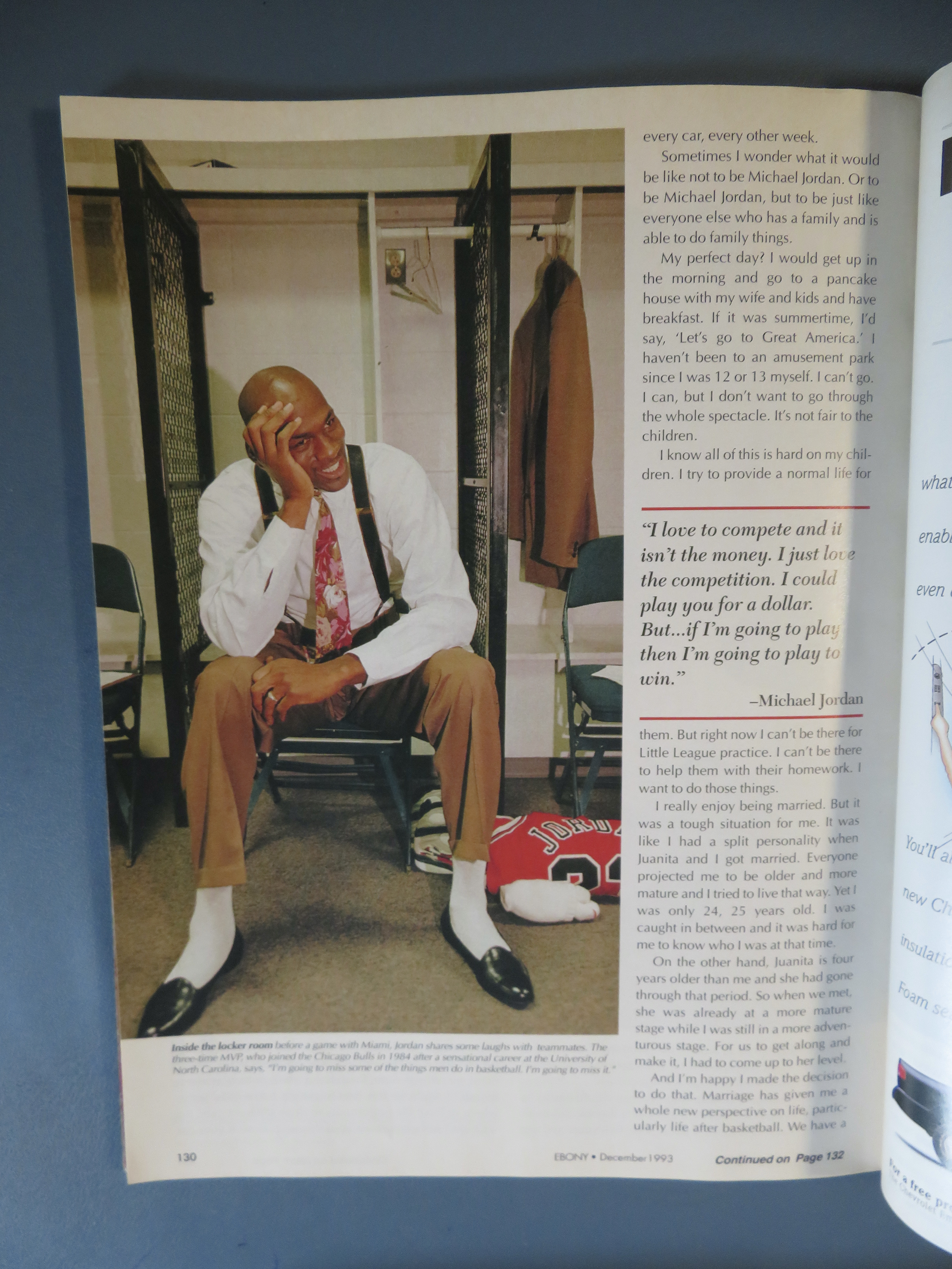Ebony Magazine December 1993 Michael Jordan