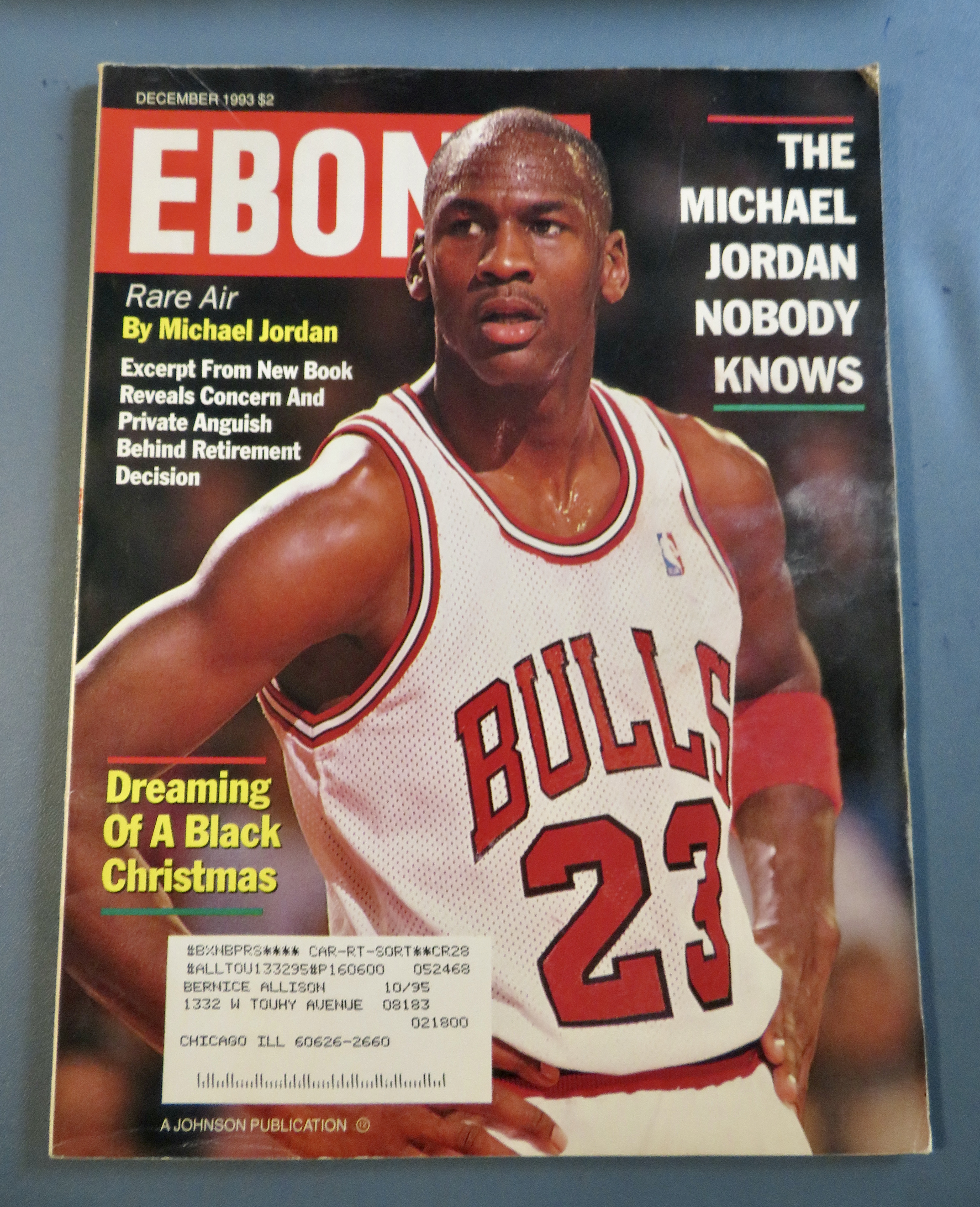Ebony Magazine December 1993 Michael Jordan