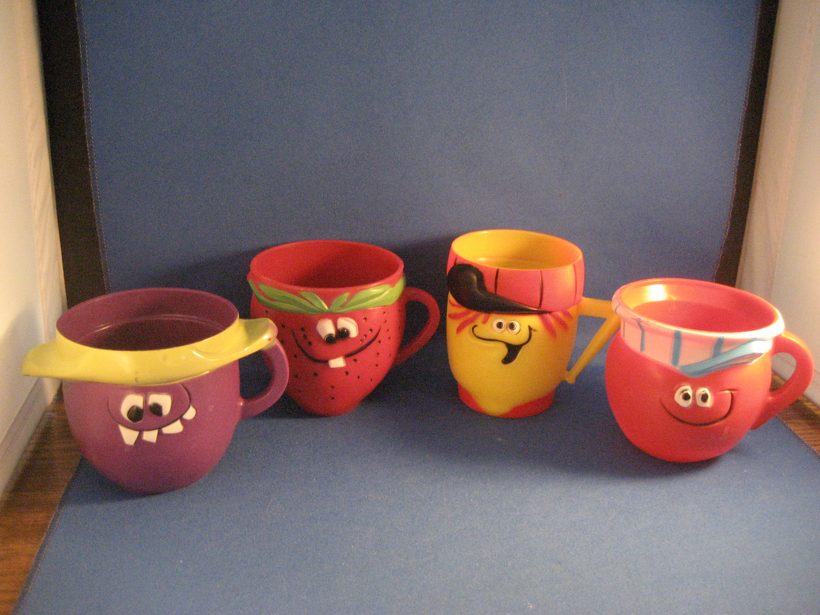 Vintage Set of Four Pillsbury Mugs
