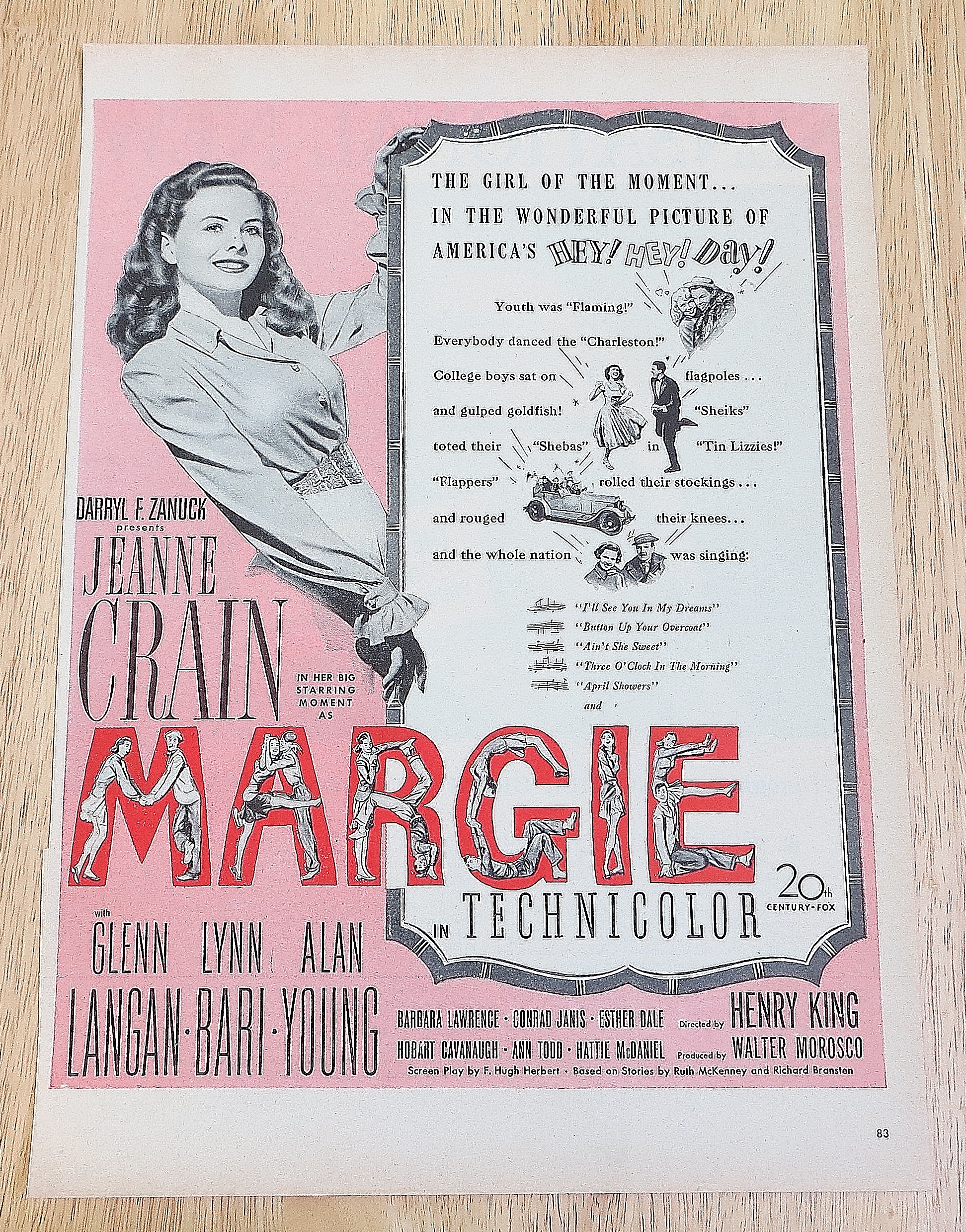 1946 Margie With Jeanne Crain