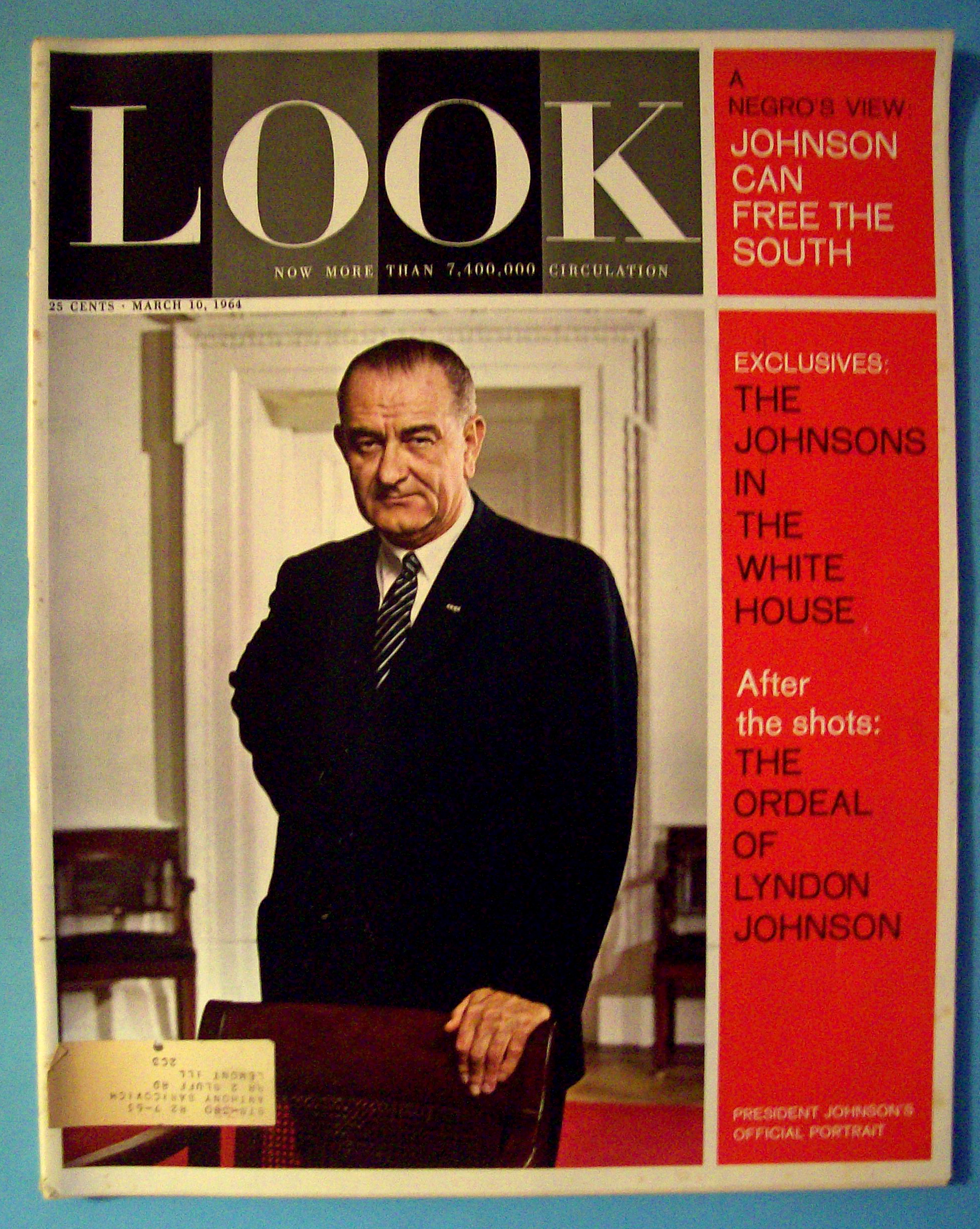 Look Magazine March 10, 1964 President Johnson