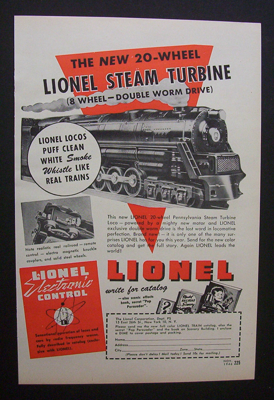1946 Lionel Trains