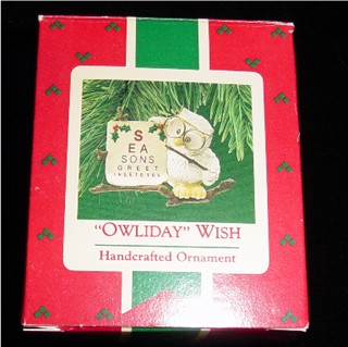 Owliday Wish Hallmark Ornament