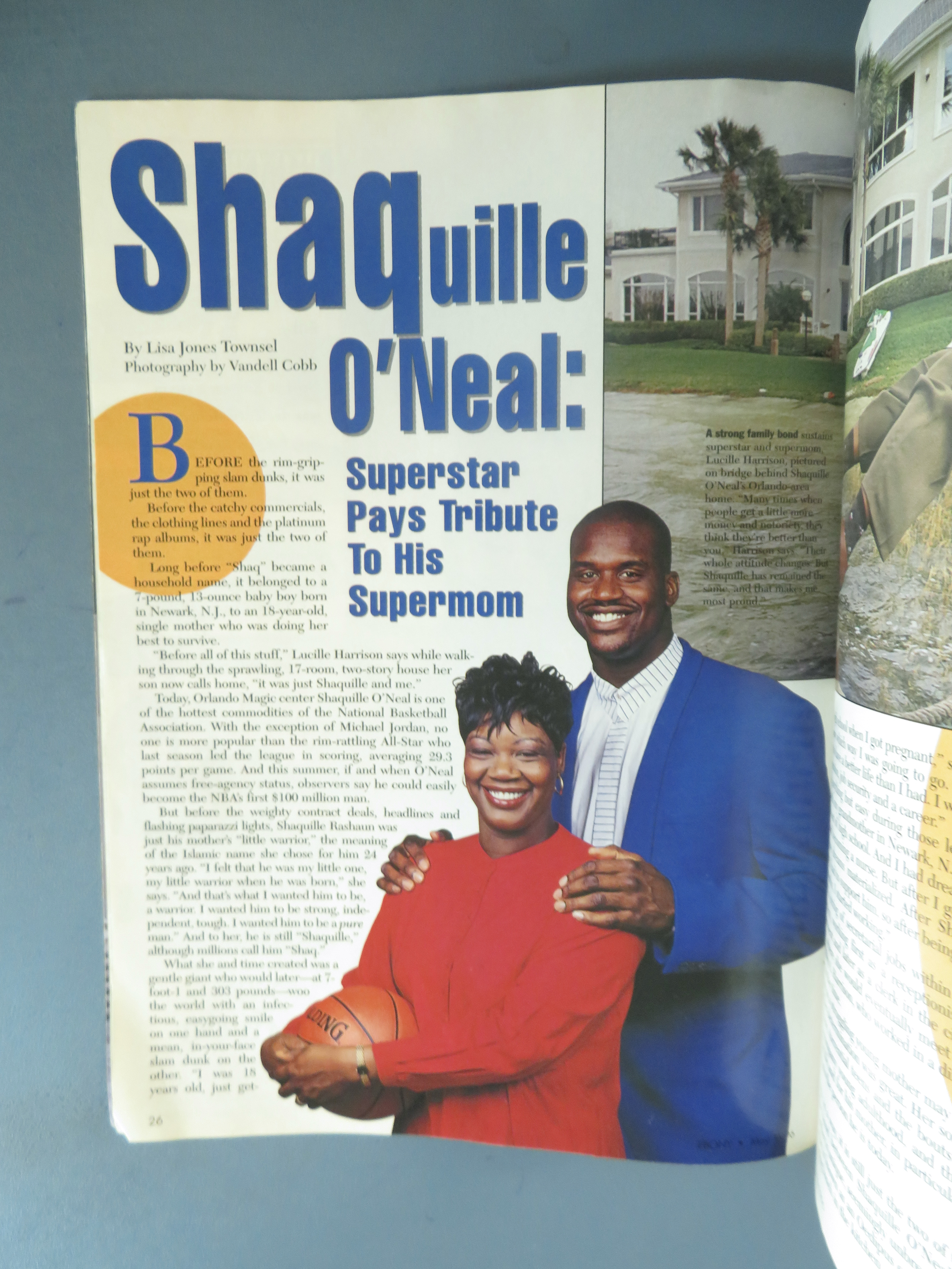 Ebony Magazine - May 1996 - Shaquille O'Neal