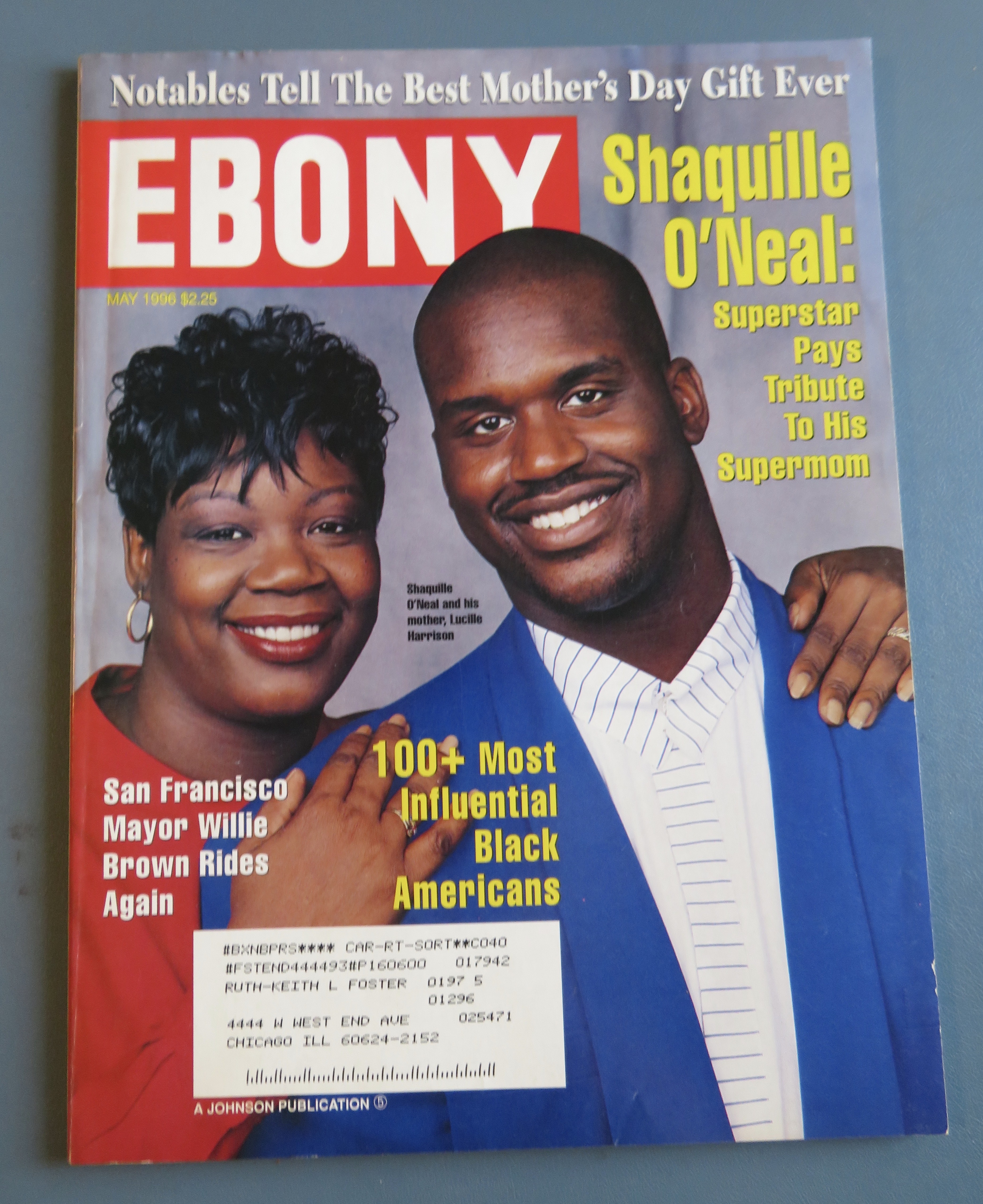 Ebony Magazine - May 1996 - Shaquille O'Neal