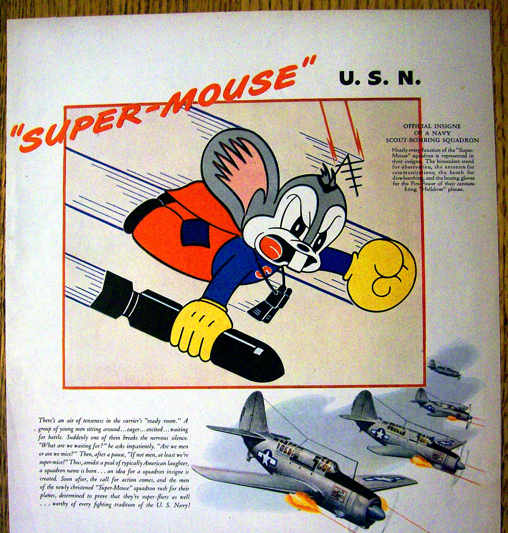 1944 Oldsmobile Super Mouse with Navy Squadron