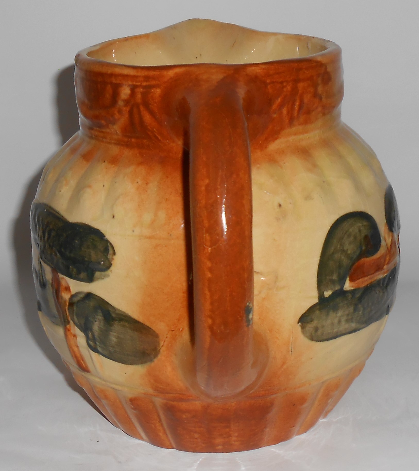 Roseville Pottery Early Landscape Decorated Pitcher