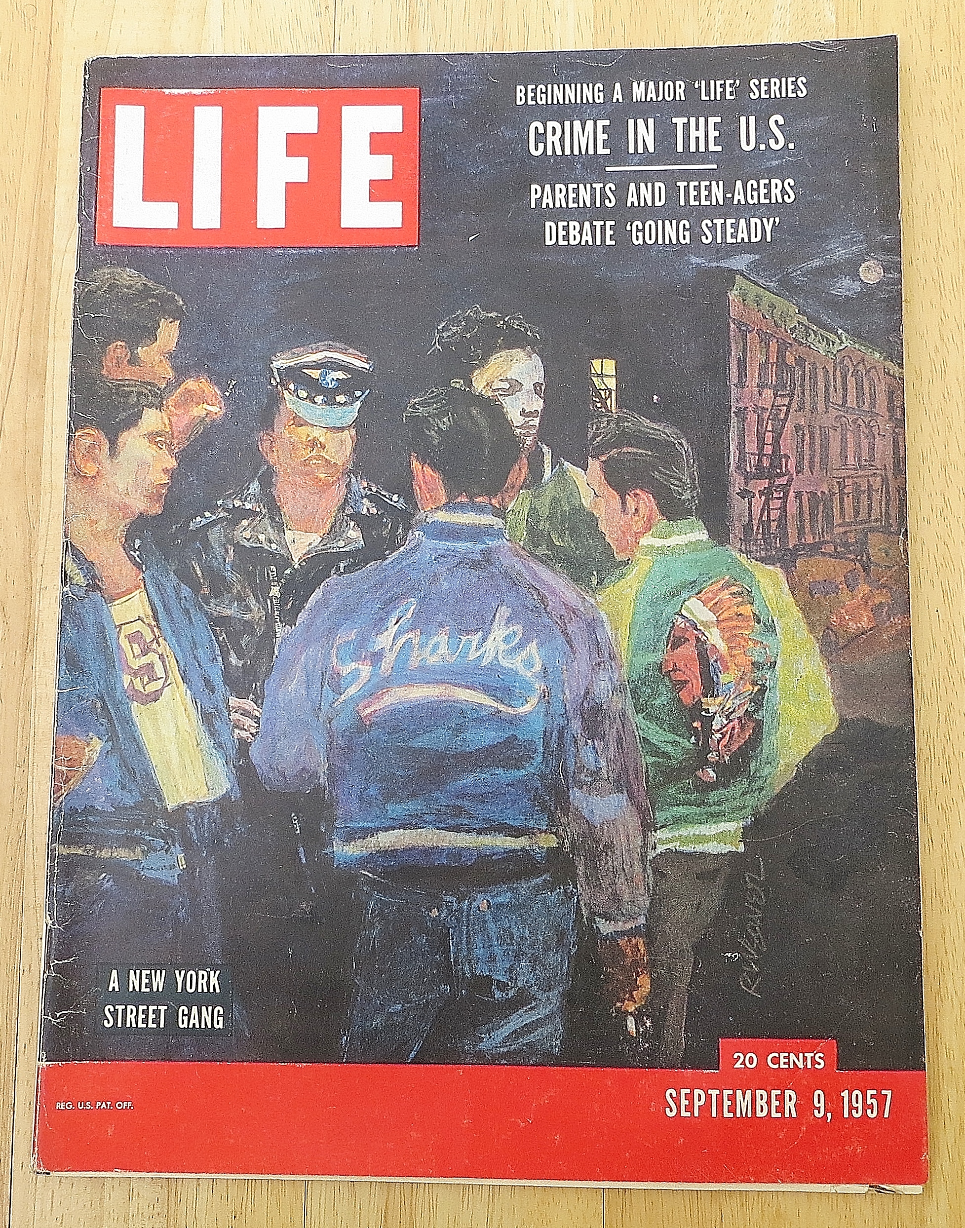 Life Magazine-September 9, 1957-New York St. Gang
