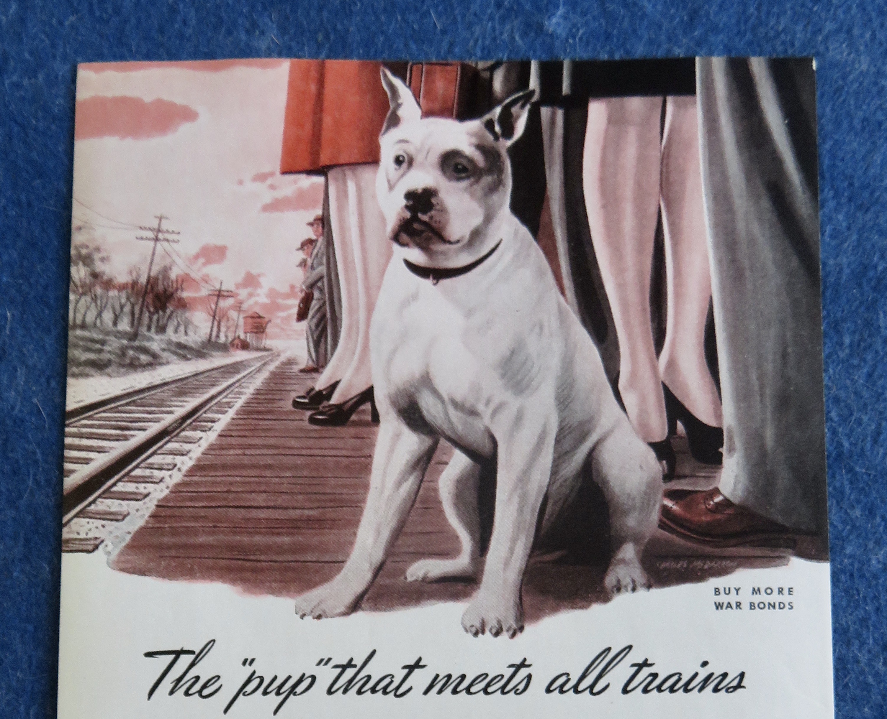 1944 The Milwaukee Road with Pup That Meets All Trains