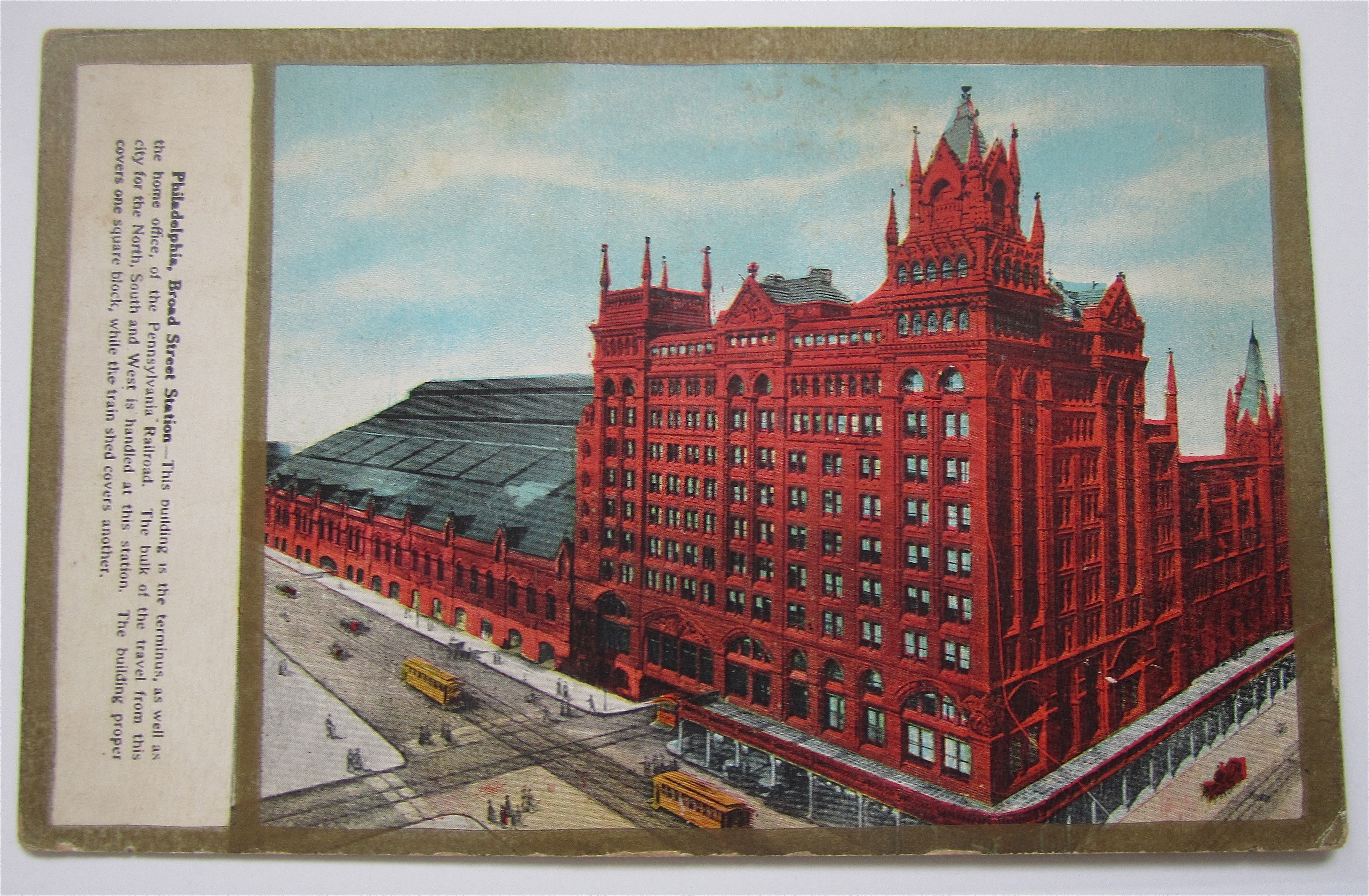 Broad Street Station, Philadelphia Postcard