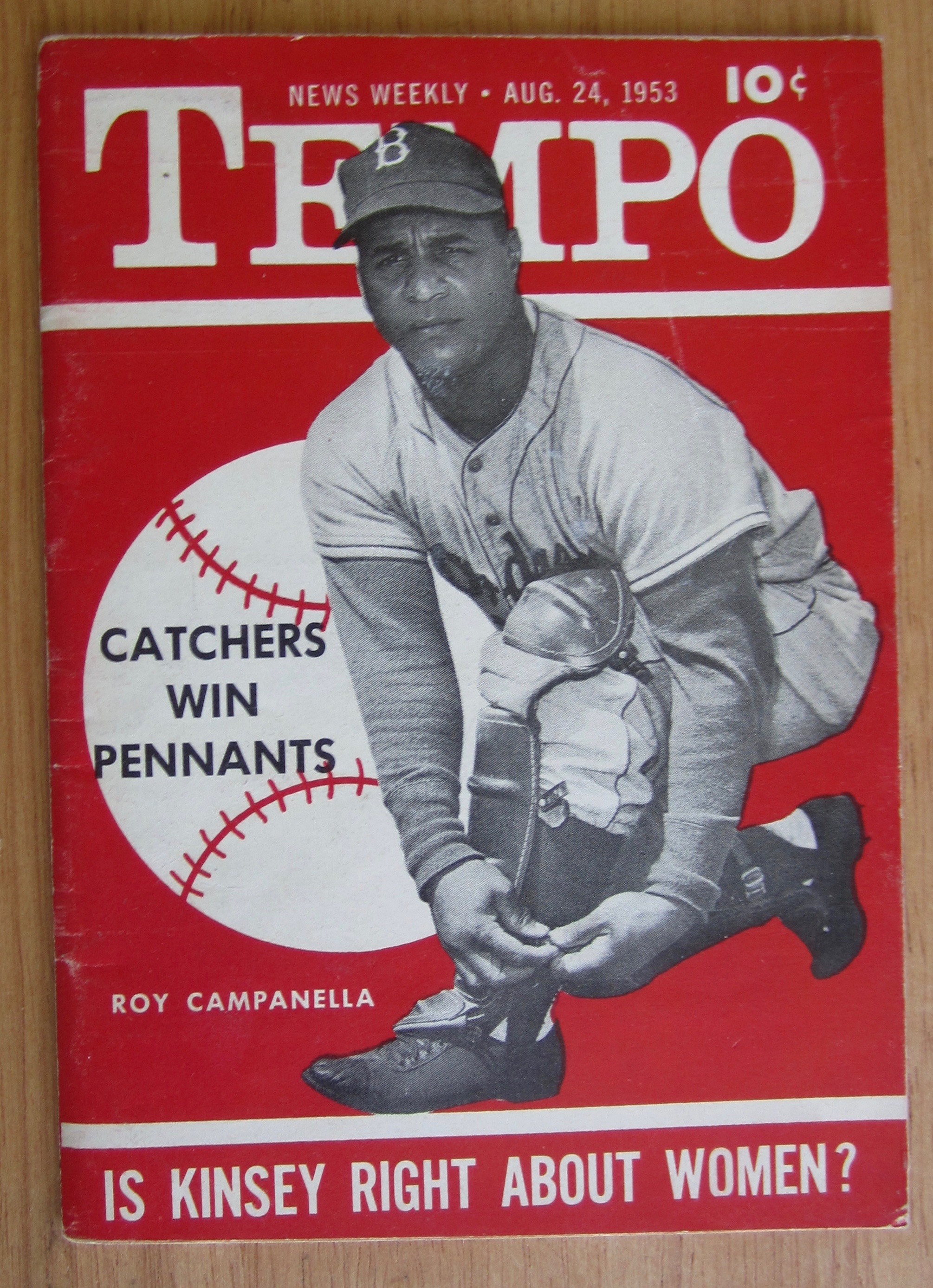 Tempo Magazine August 24, 1953 Roy Campanella