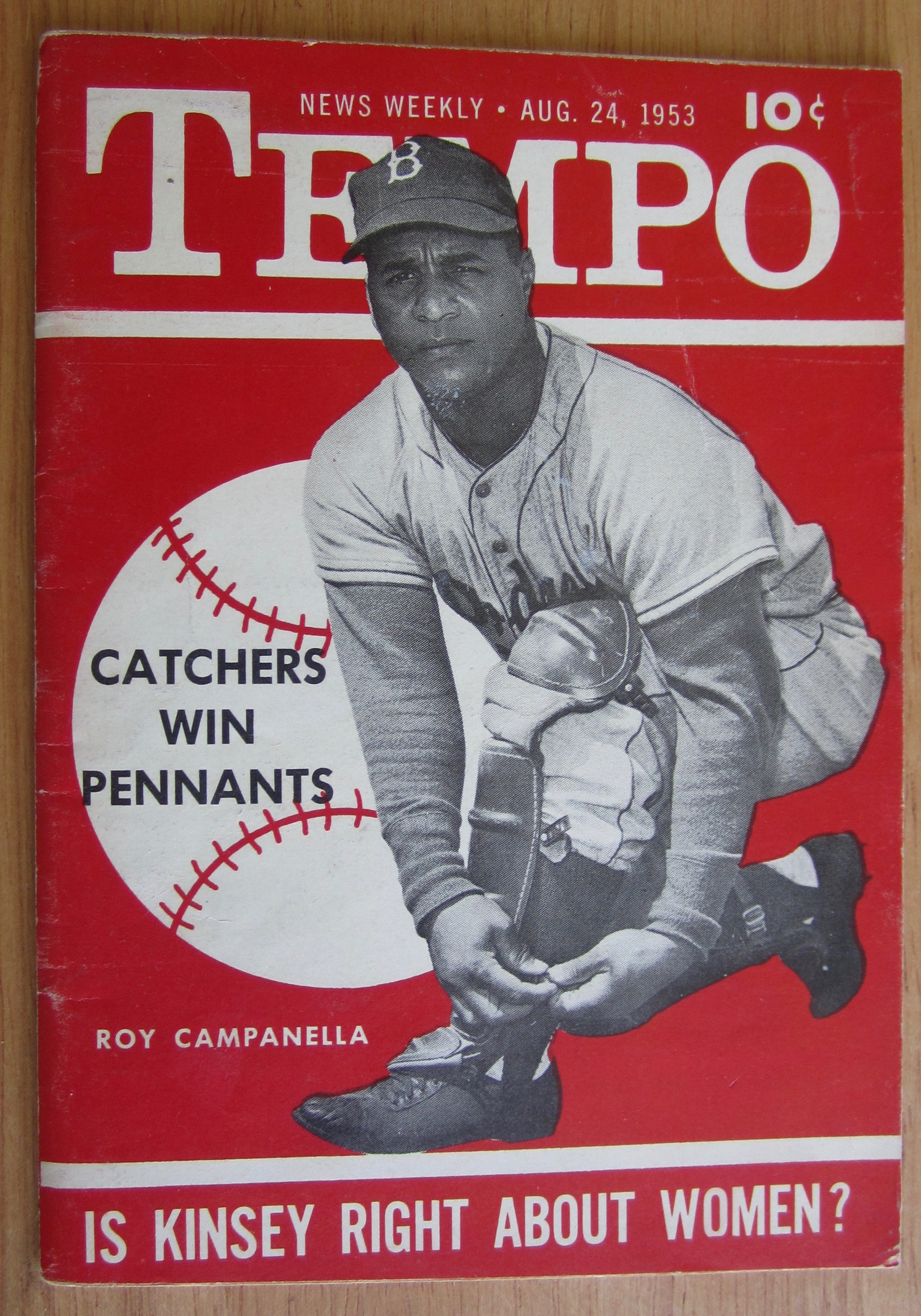 Tempo Magazine August 24, 1953 Roy Campanella