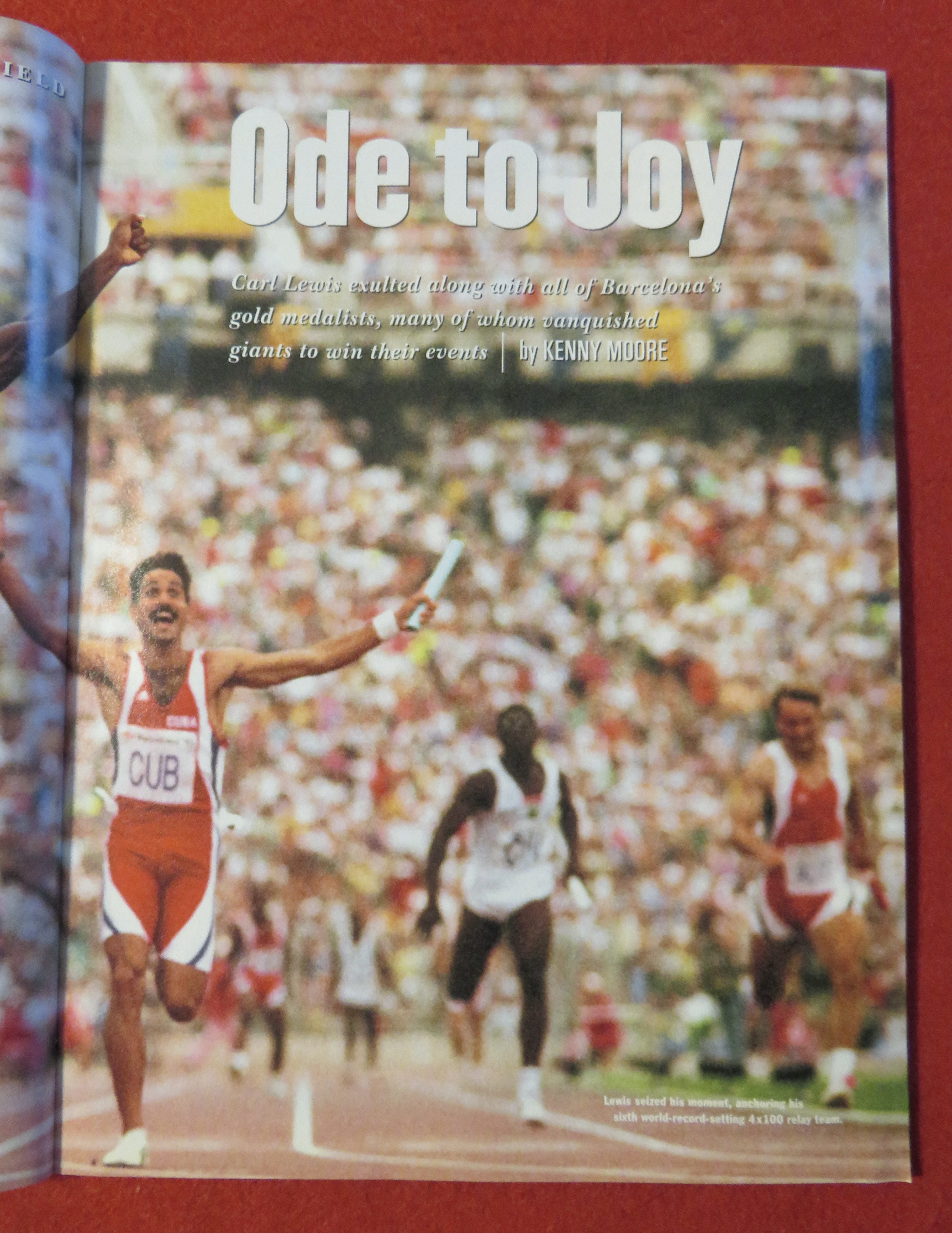 Sports Illustrated Magazine August 17, 1992 Carl Lewis