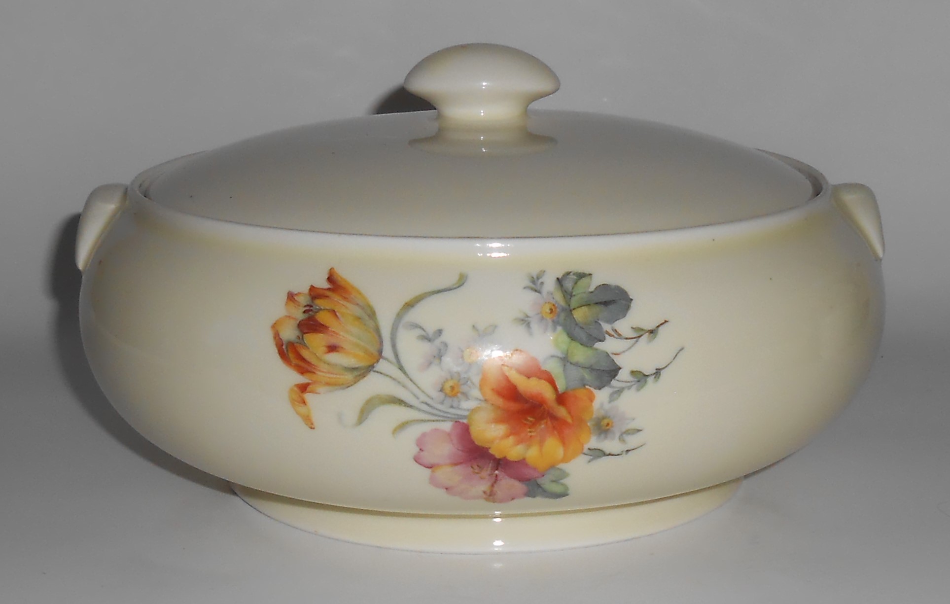 Coors Pottery Thermo Porcelain Tulip French Casserole