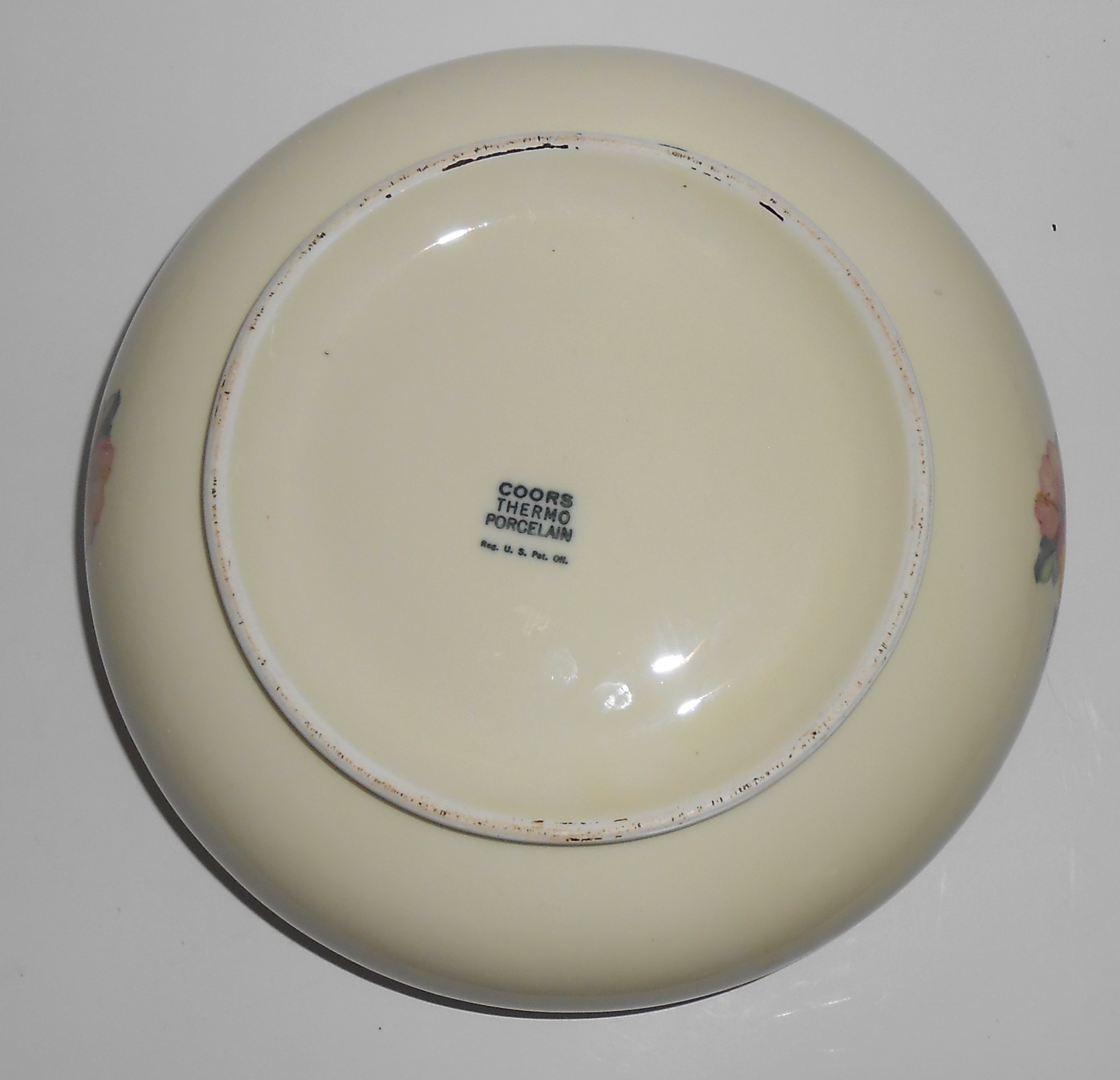 Coors Pottery Thermo Porcelain Tulip French Casserole