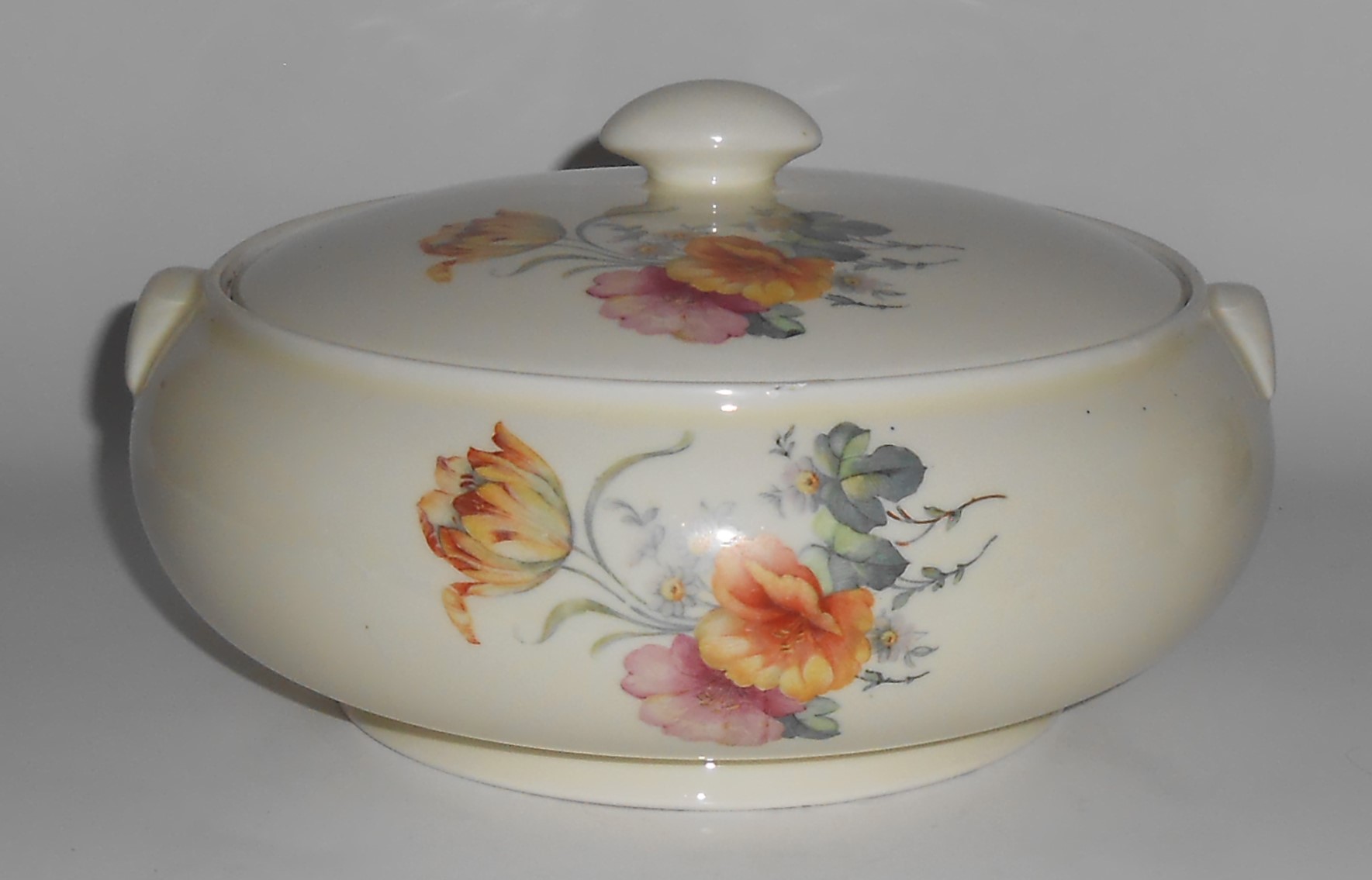 Coors Pottery Thermo Porcelain Tulip French Casserole