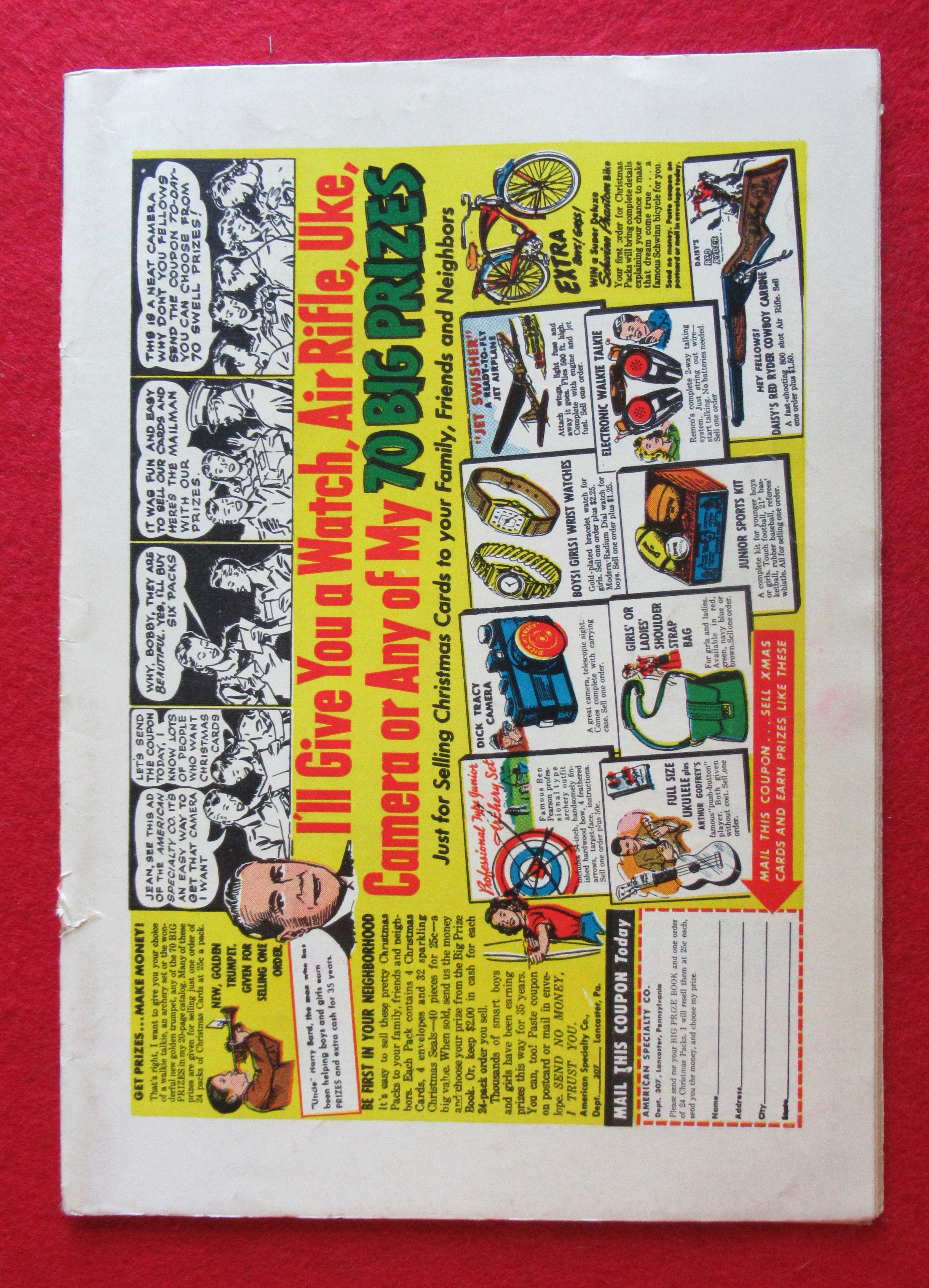 Mighty Mouse 3D Comics November 1953 Terror of Deep