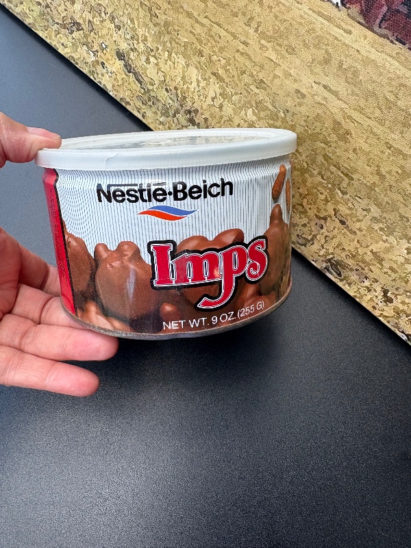Nestle Beich Imps Tin vintage 1970s