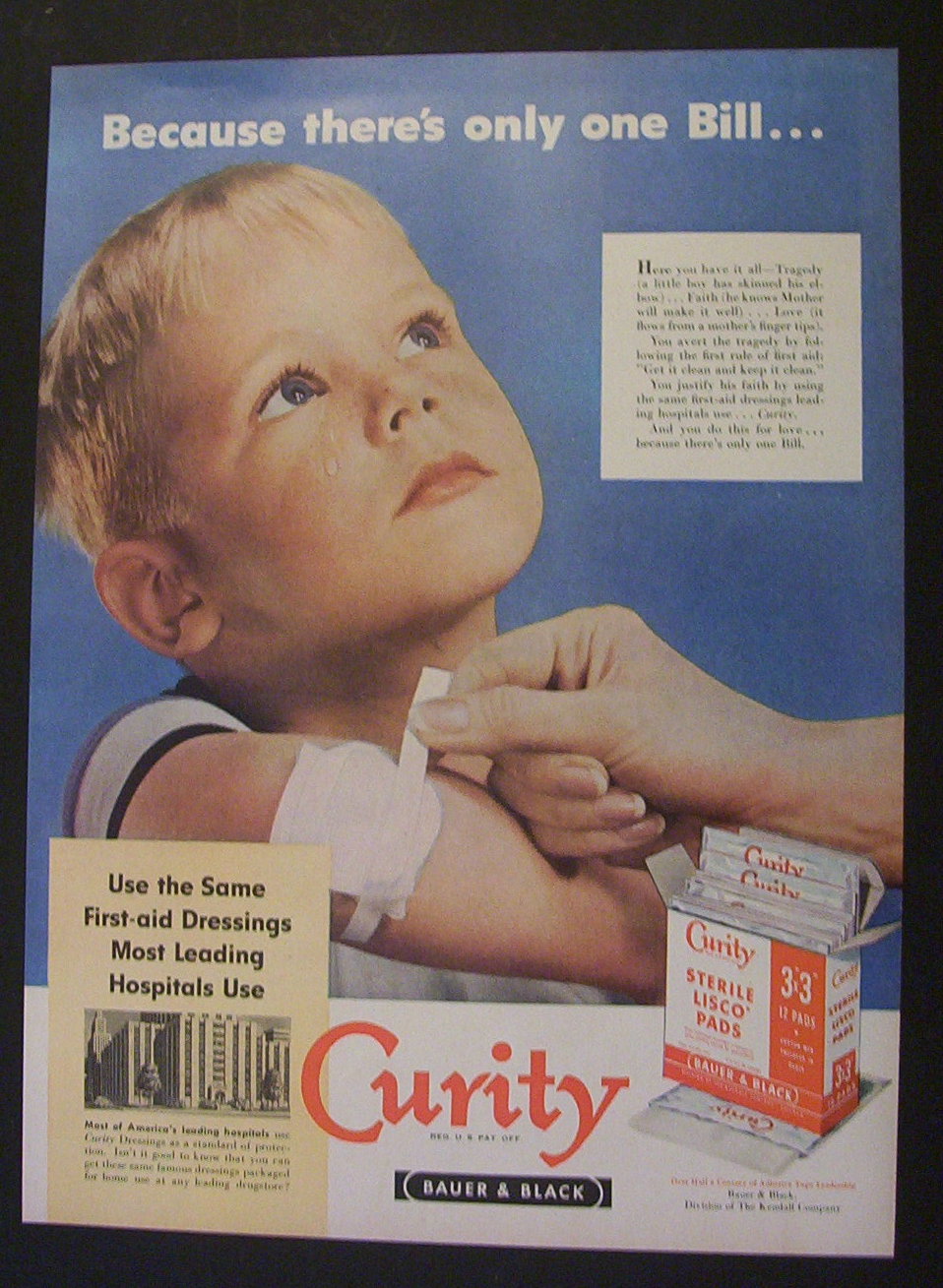 1951  Curity  Sterile  Lisco  Pads