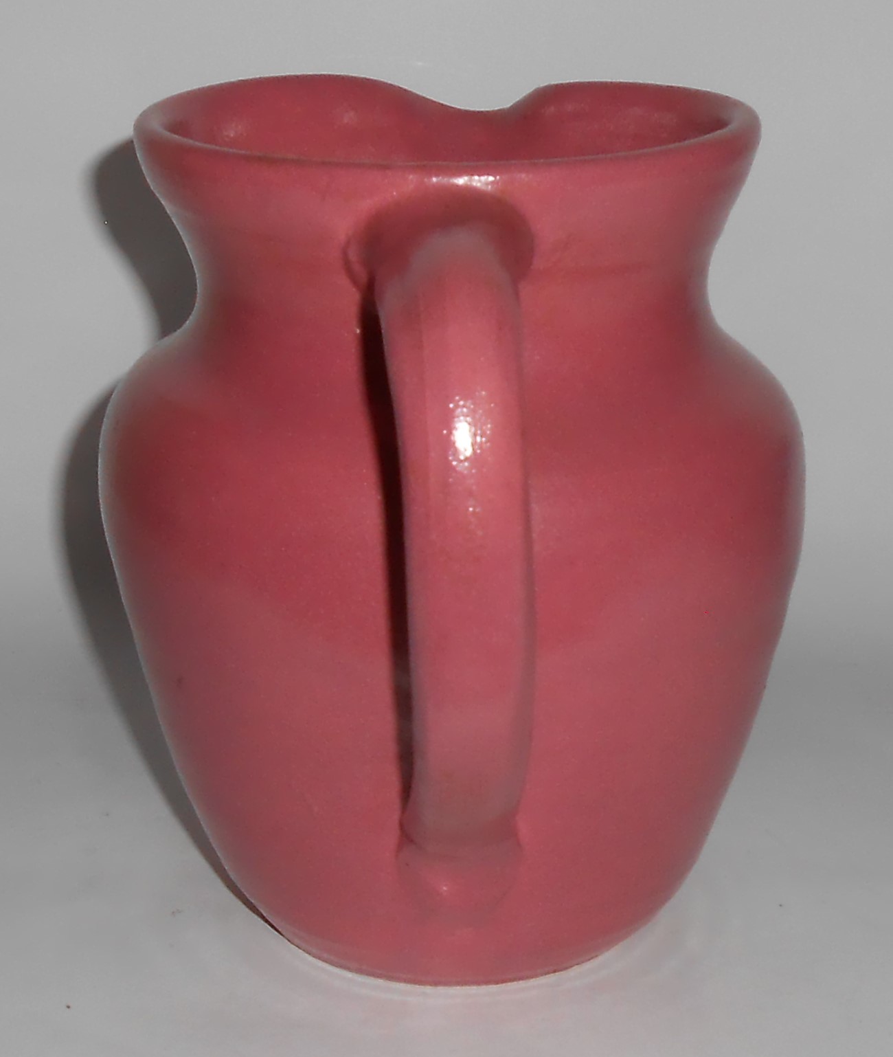 Dromore Art Pottery Mauve Wheel Thrown Pitcher