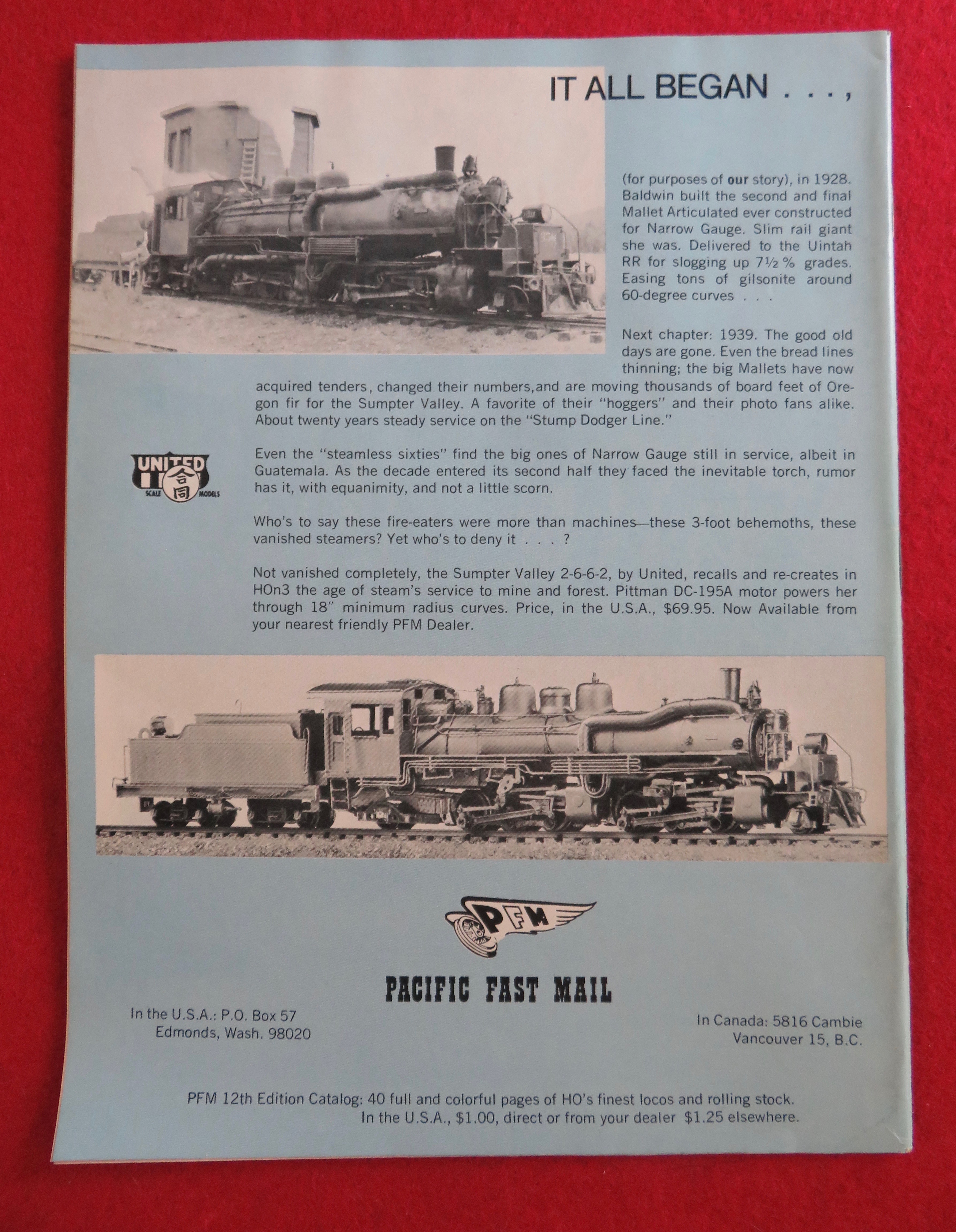 Railroad Model Craftsman Magazine October 1968