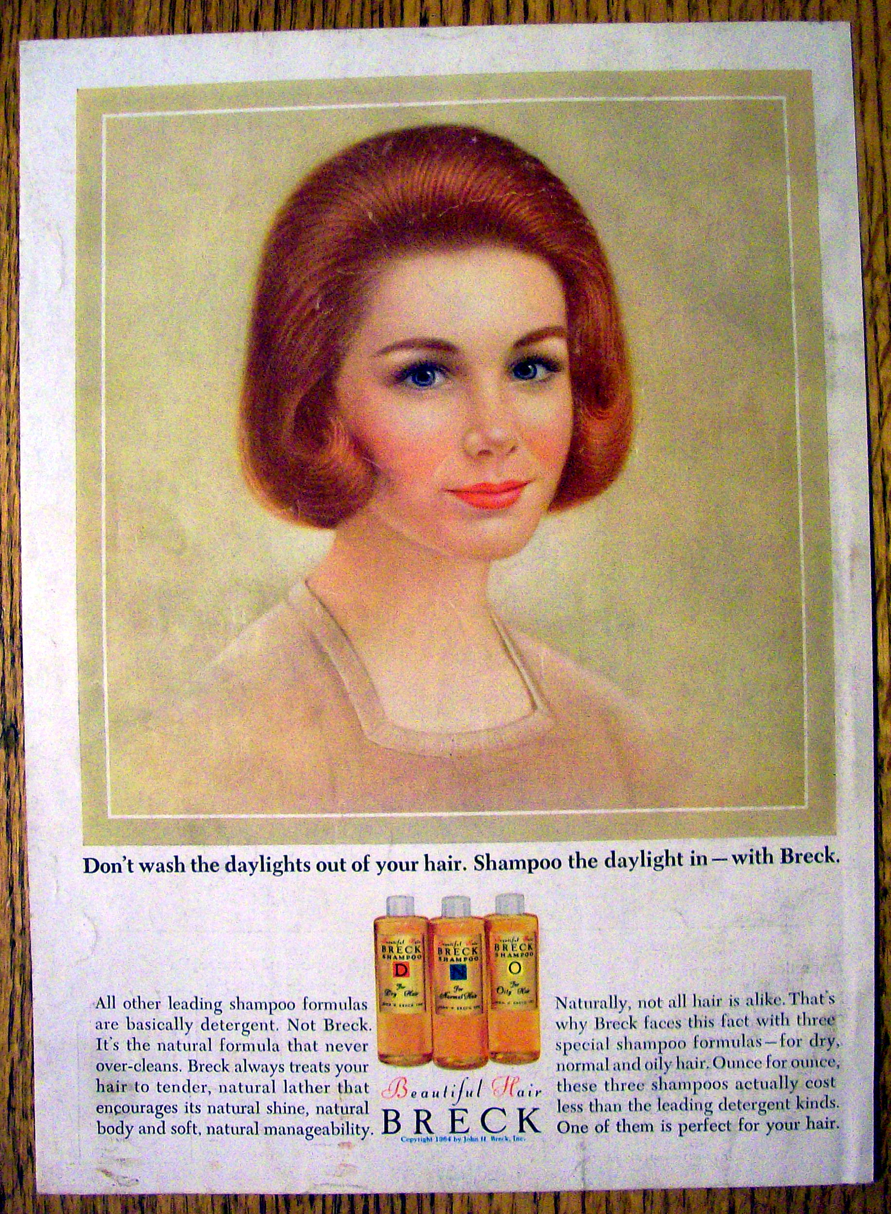 1964 Breck Shampoo