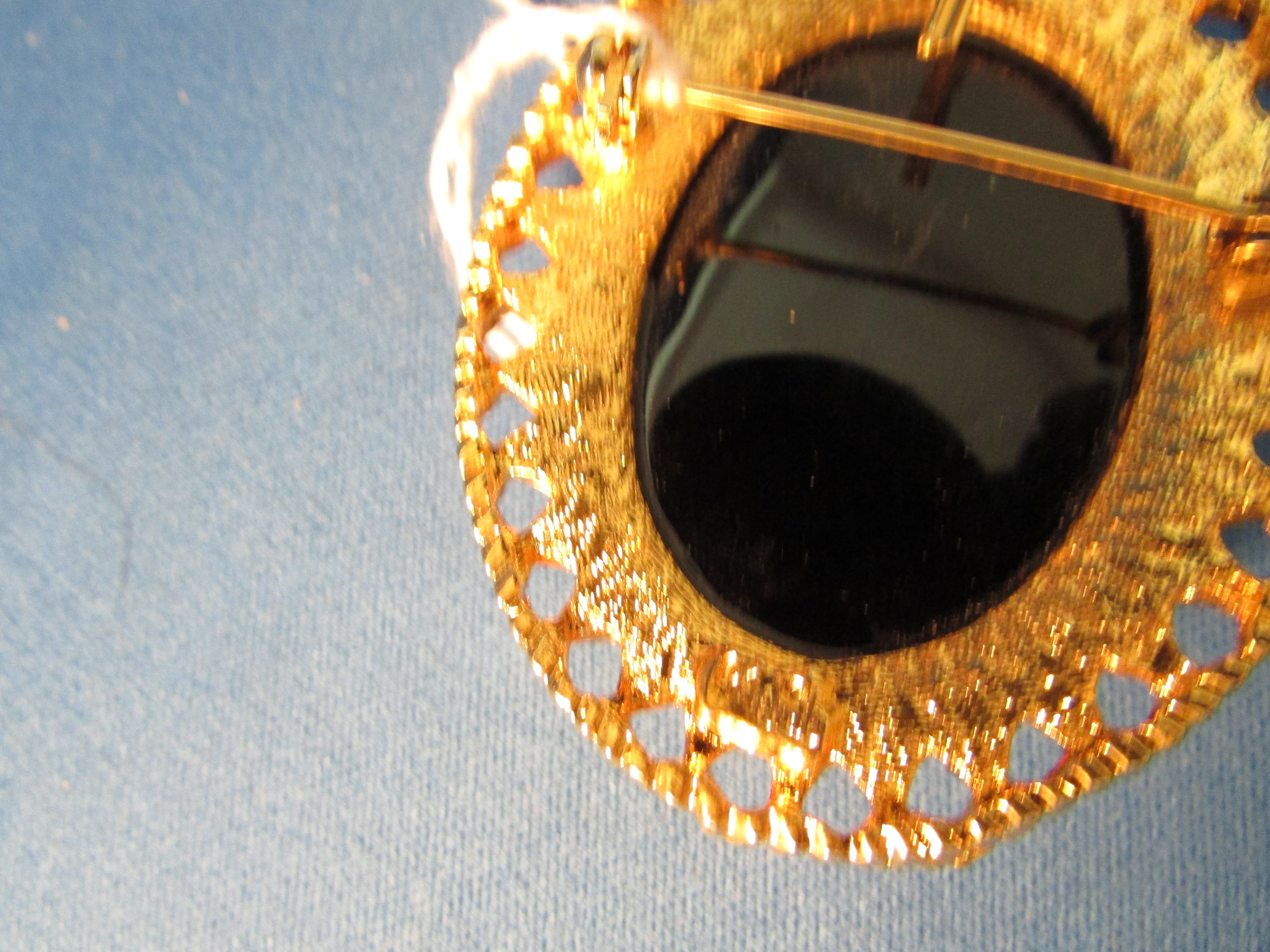 Celebrity Glass Brooch and Pendant