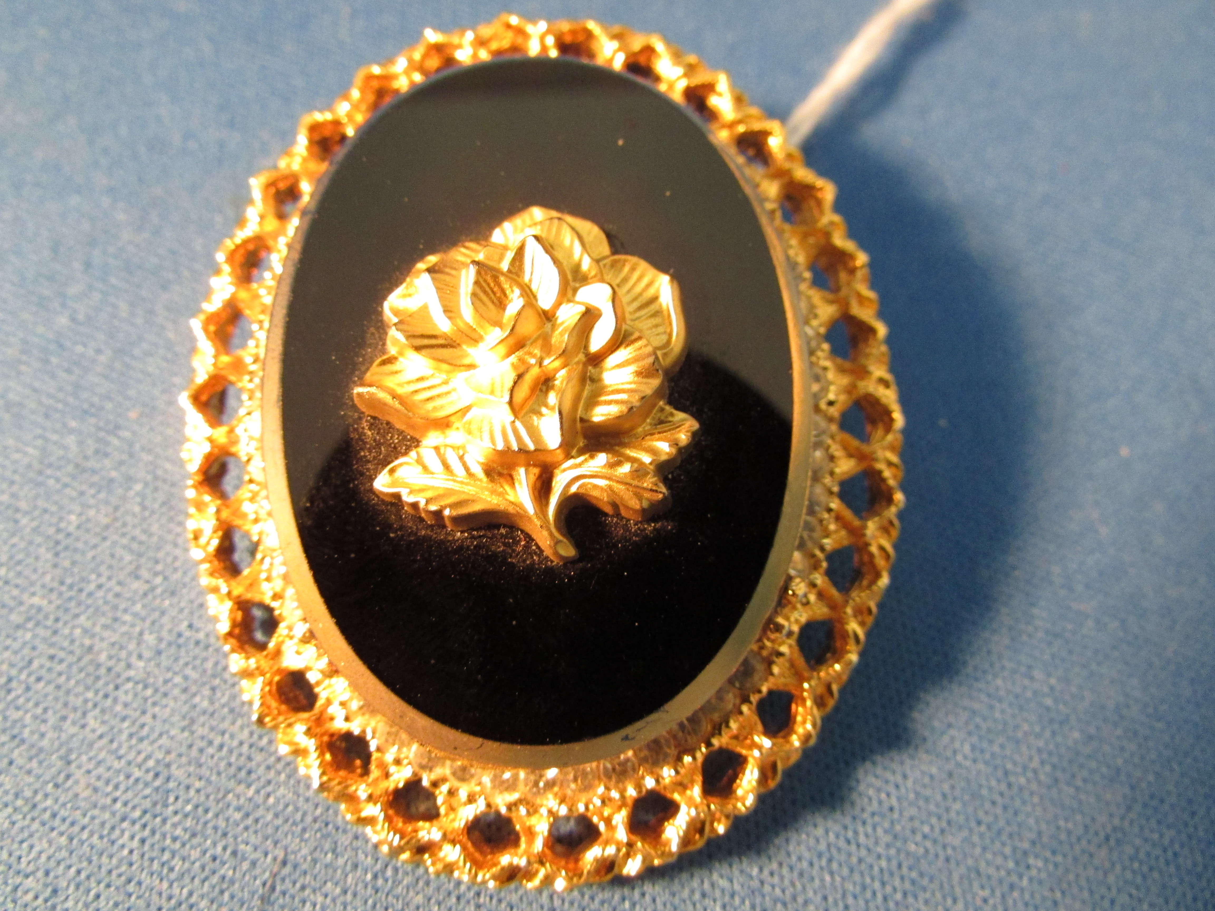 Celebrity Glass Brooch and Pendant