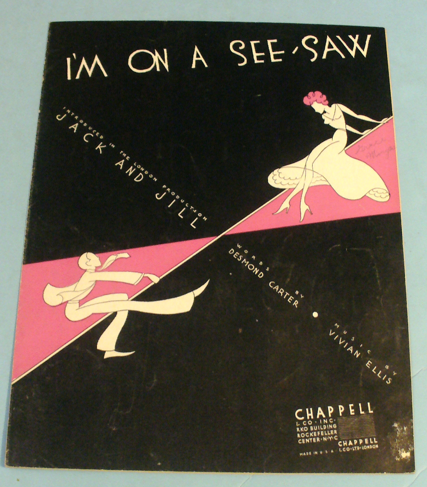 1934 I'm On a See Saw by Carter & Ellis