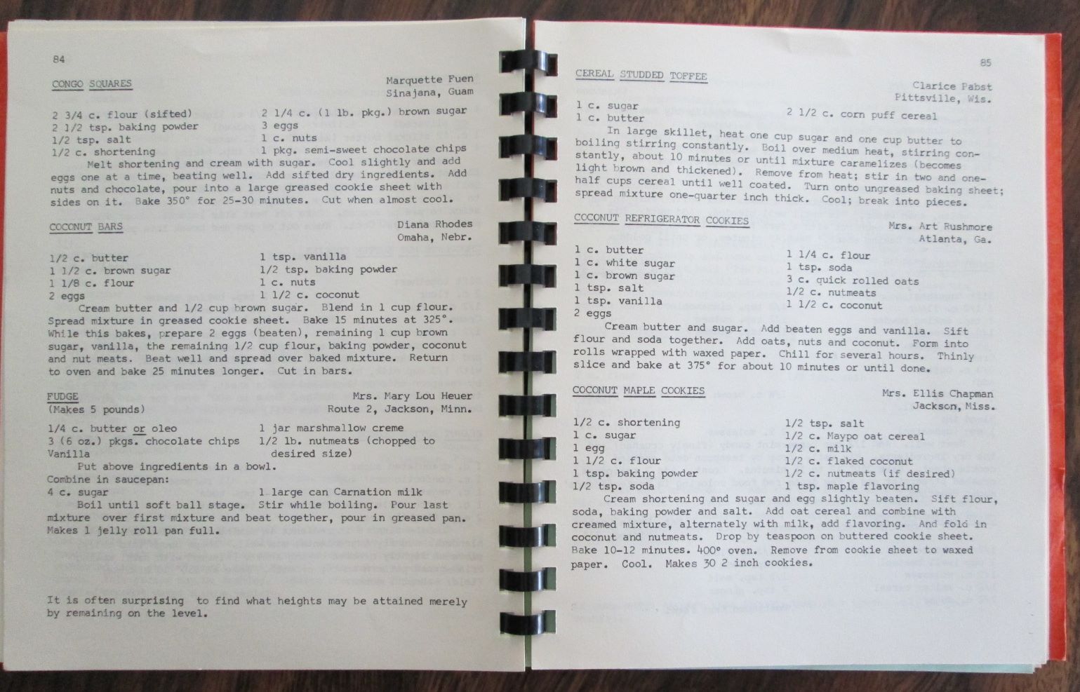 Recipe Club Cookbook (Vol. 3) Edith Soles 1970