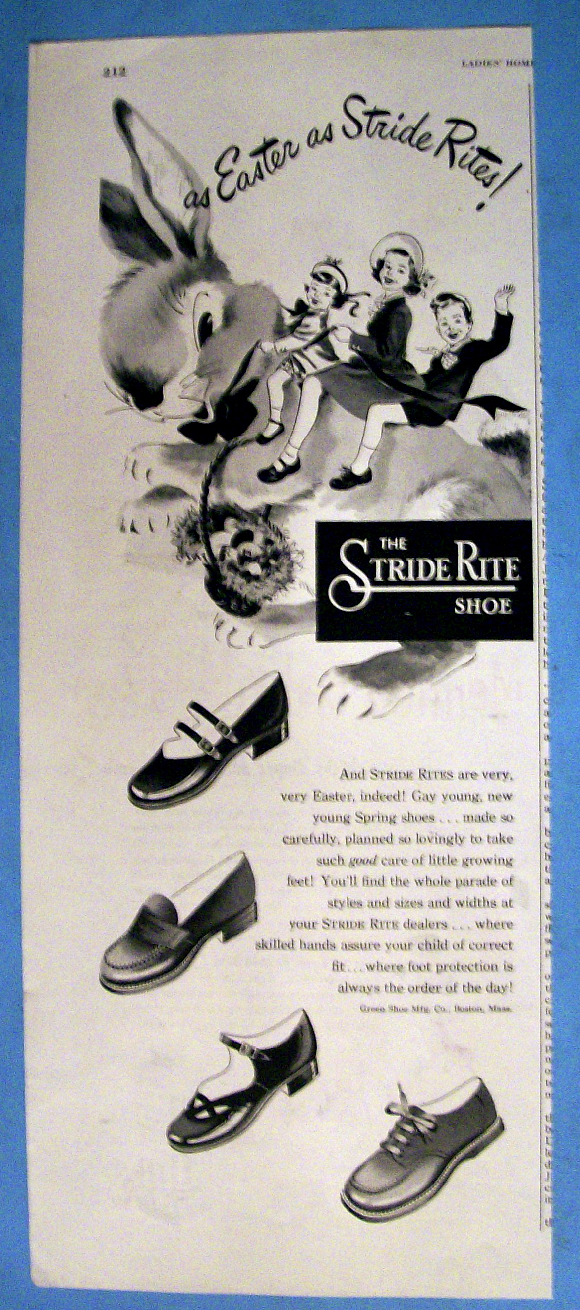 Vintage Ad: 1951 Stride Rite Shoes