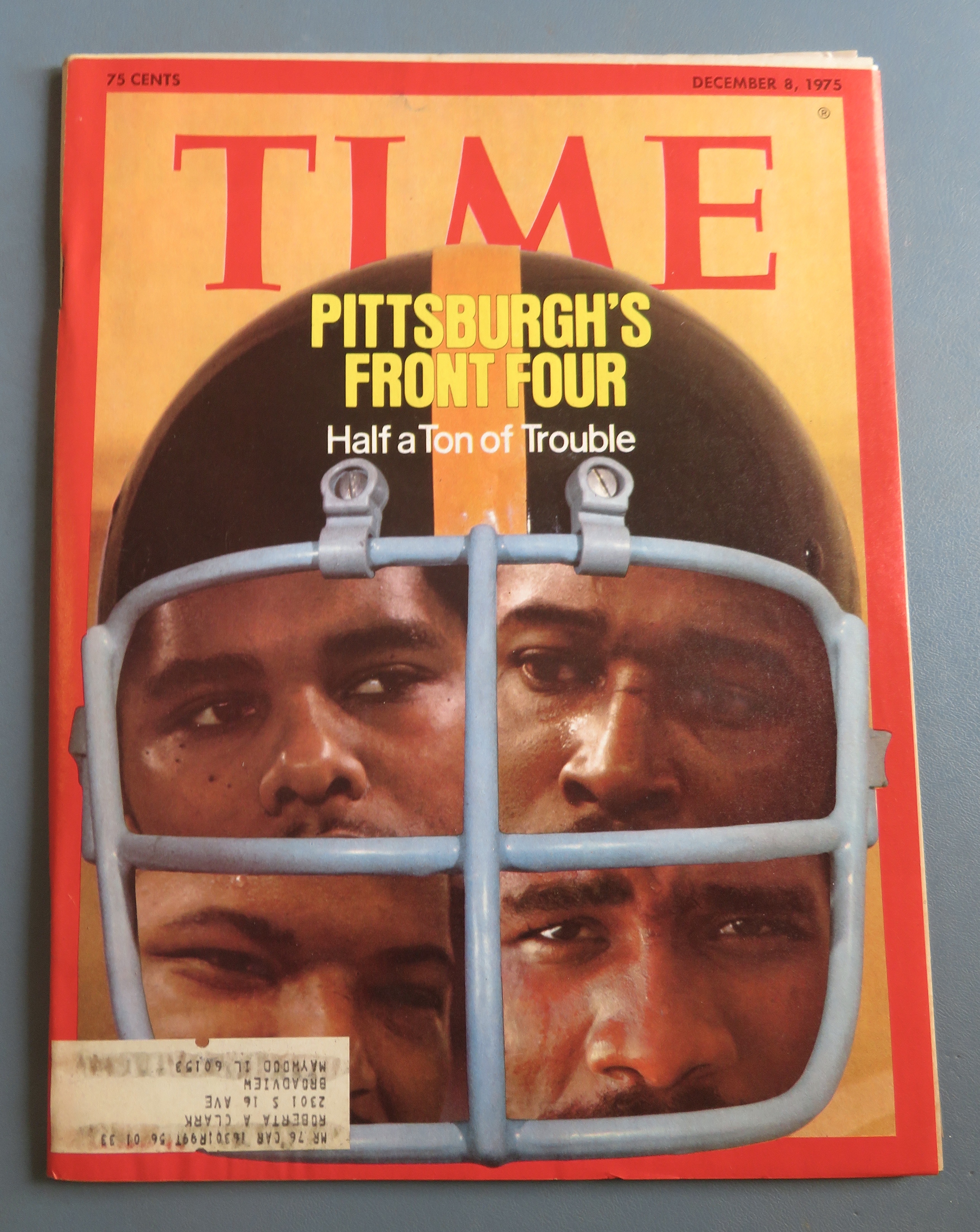 Time Magazine December 8, 1975 Pittsburgh's Front Four
