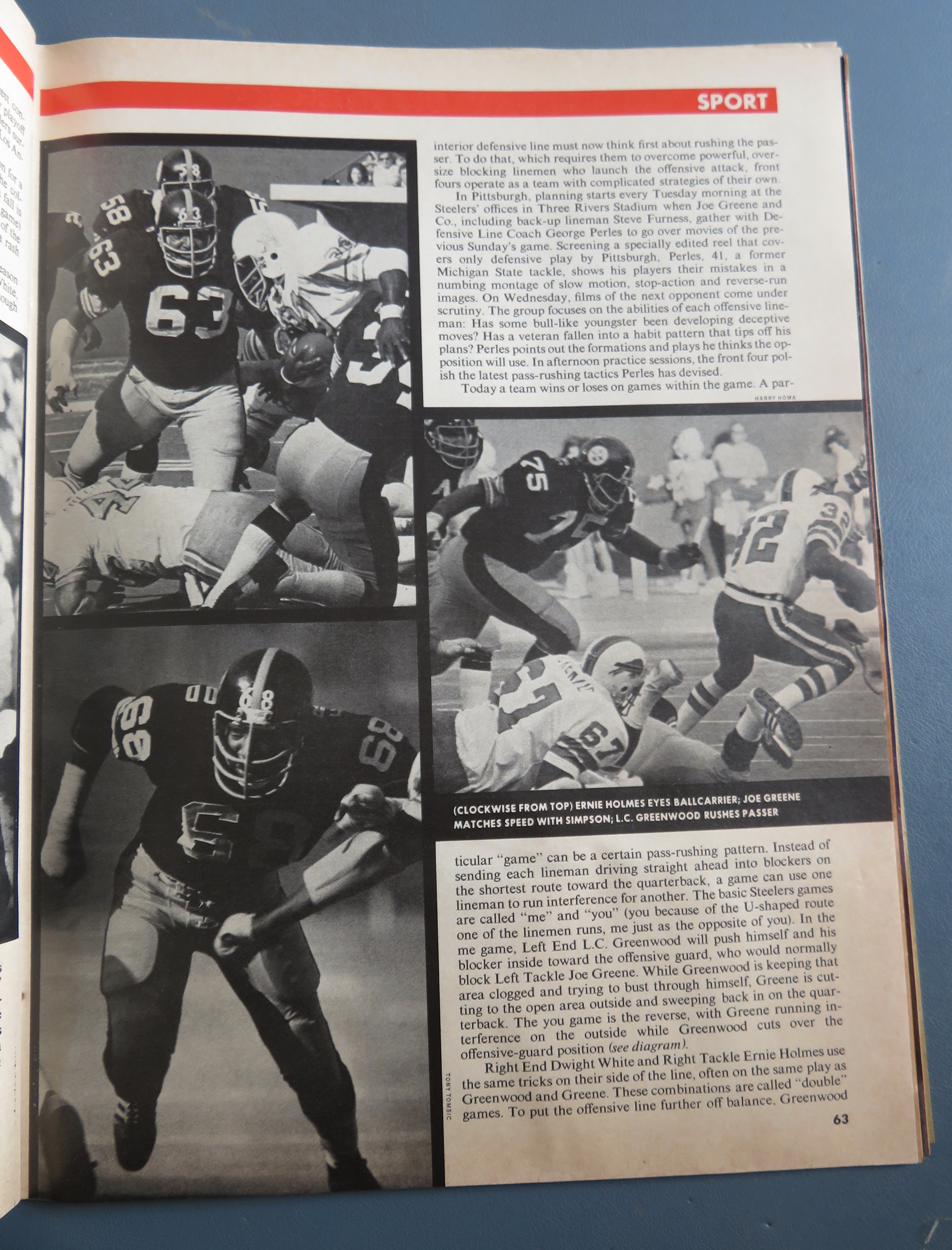 Time Magazine December 8, 1975 Pittsburgh's Front Four