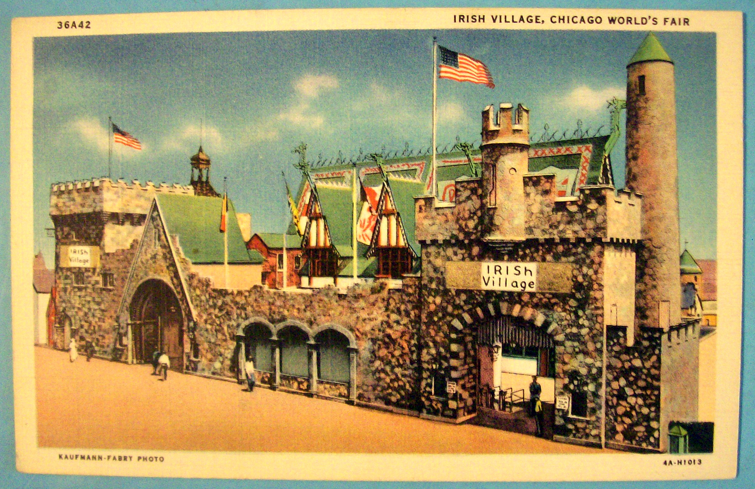 Postcard Of Irish Village (1933 Century Of Progress)