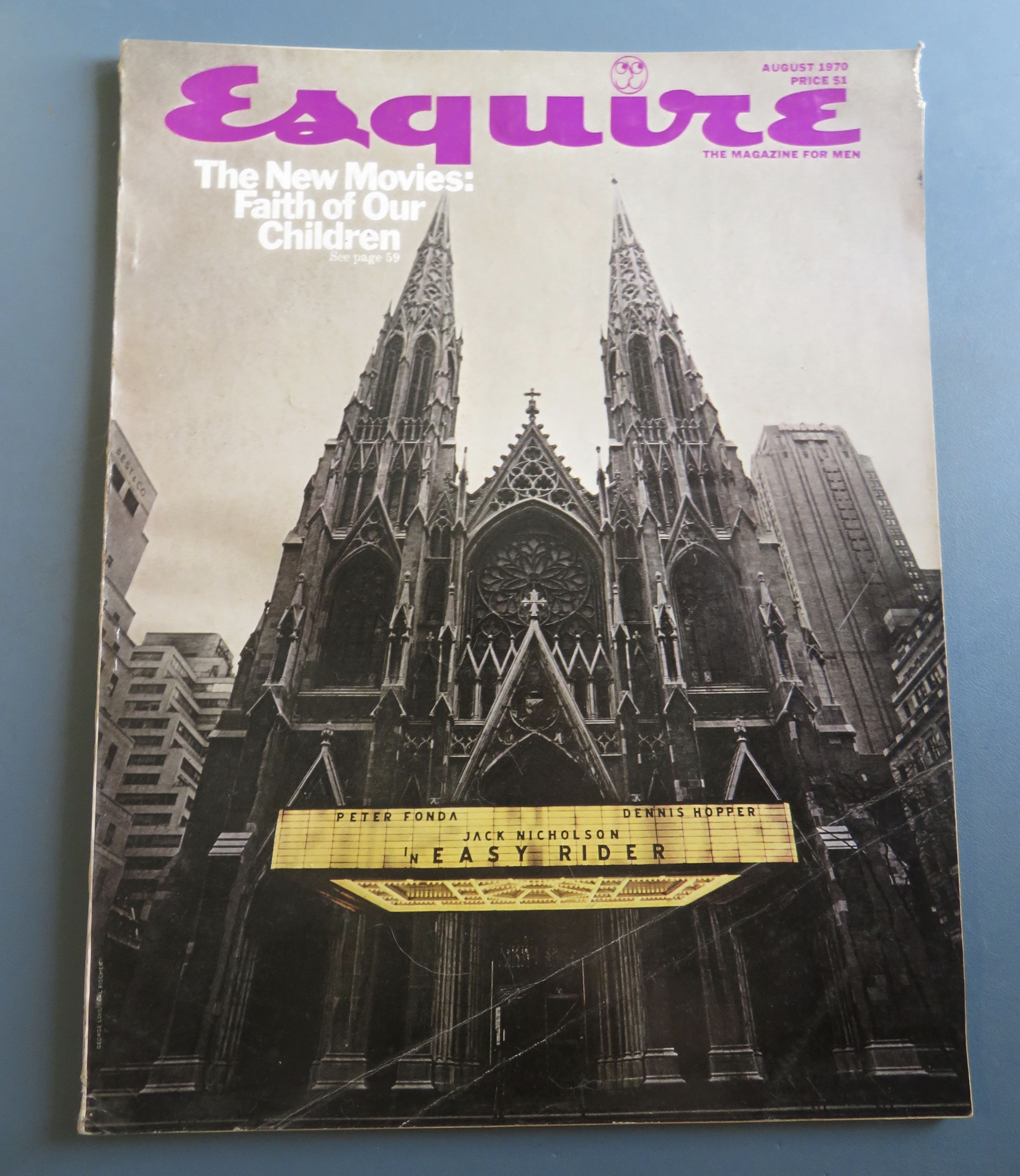 Esquire Magazine August 1970 New Movies: Faith Of Child