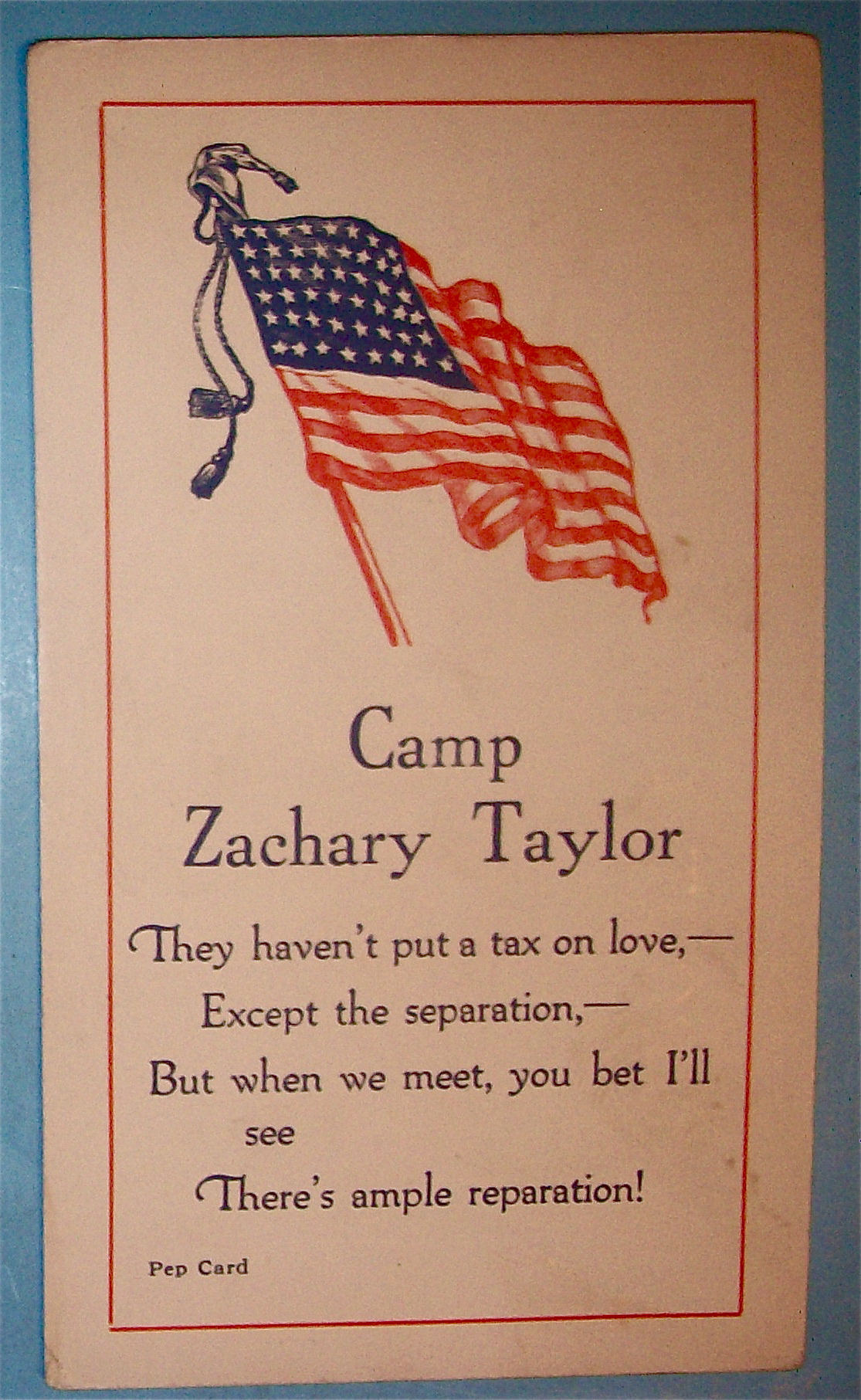 Camp Zachary Taylor Postcard