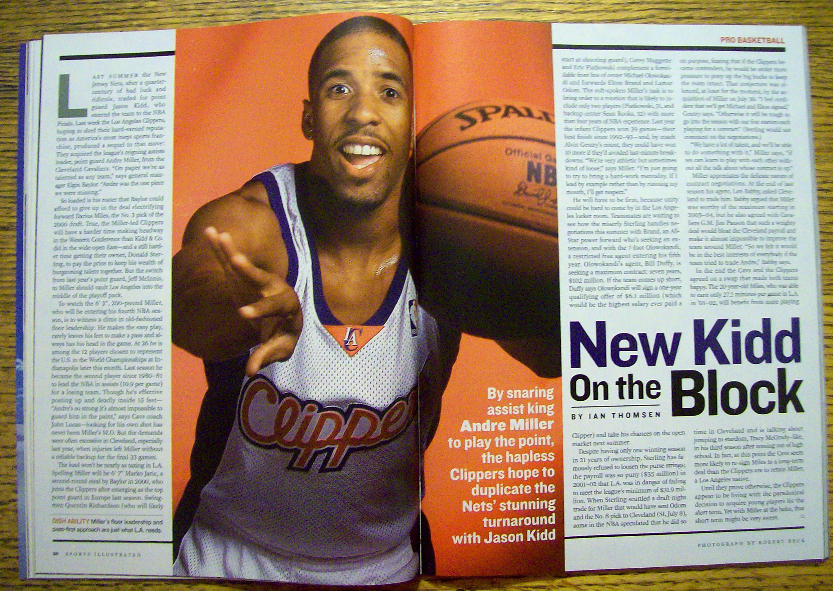 Sports Illustrated Magazine August 12, 2002 Tom Harris