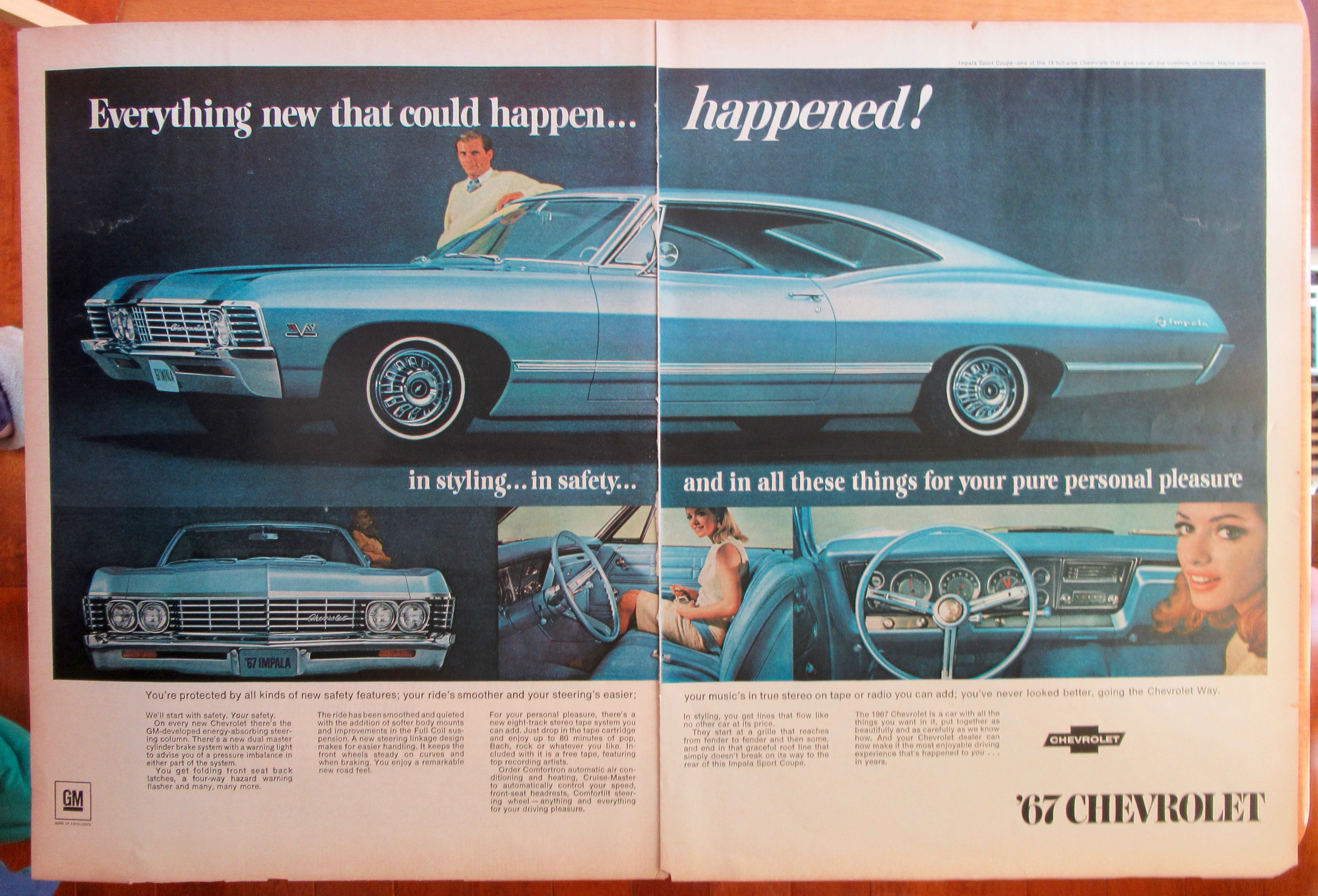1966 Chevrolet Automobile with the 1967 Chevrolet