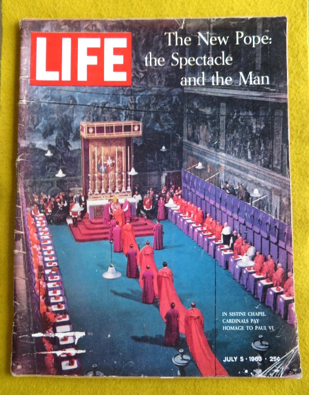 Life Magazine July 5, 1963 The New Pope: The Spectacle & The Man