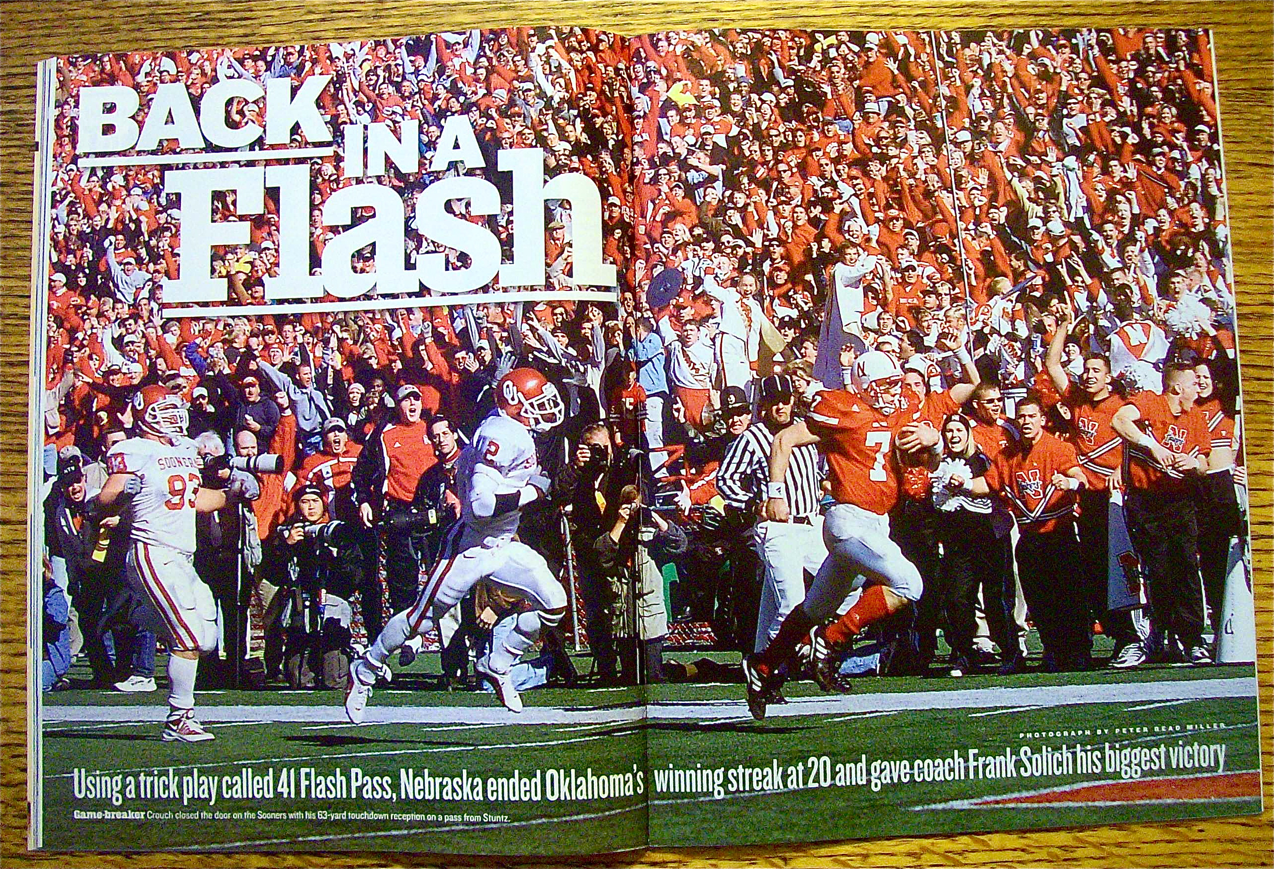 Sports Illustrated Magazine November 5,  2001 Randy J.