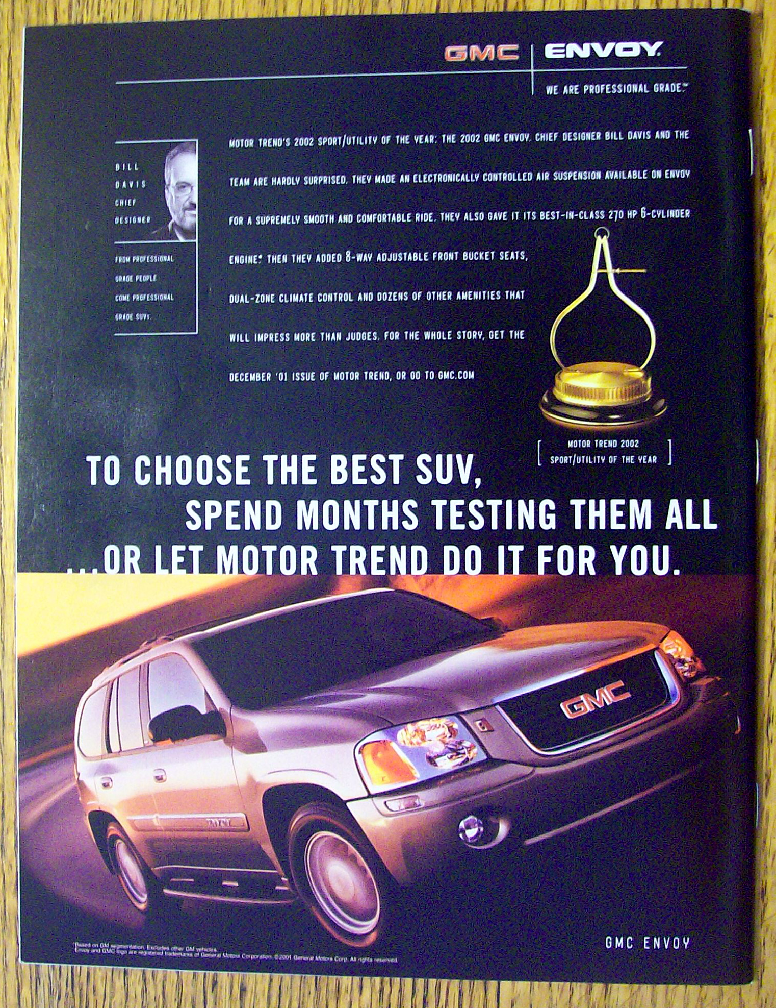 Sports Illustrated Magazine November 5,  2001 Randy J.