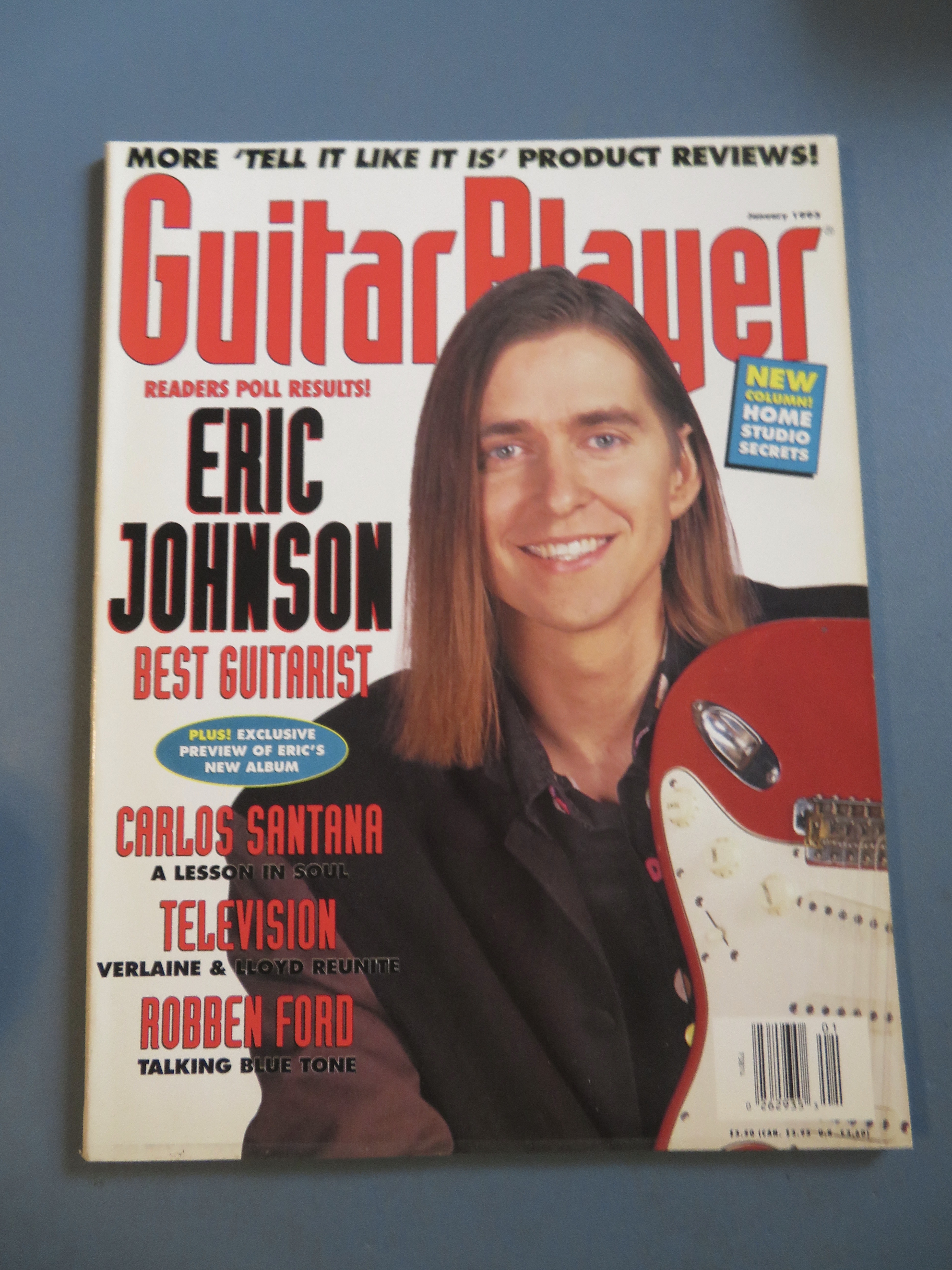 Guitar Player Magazine January 1993 Eric Johnson