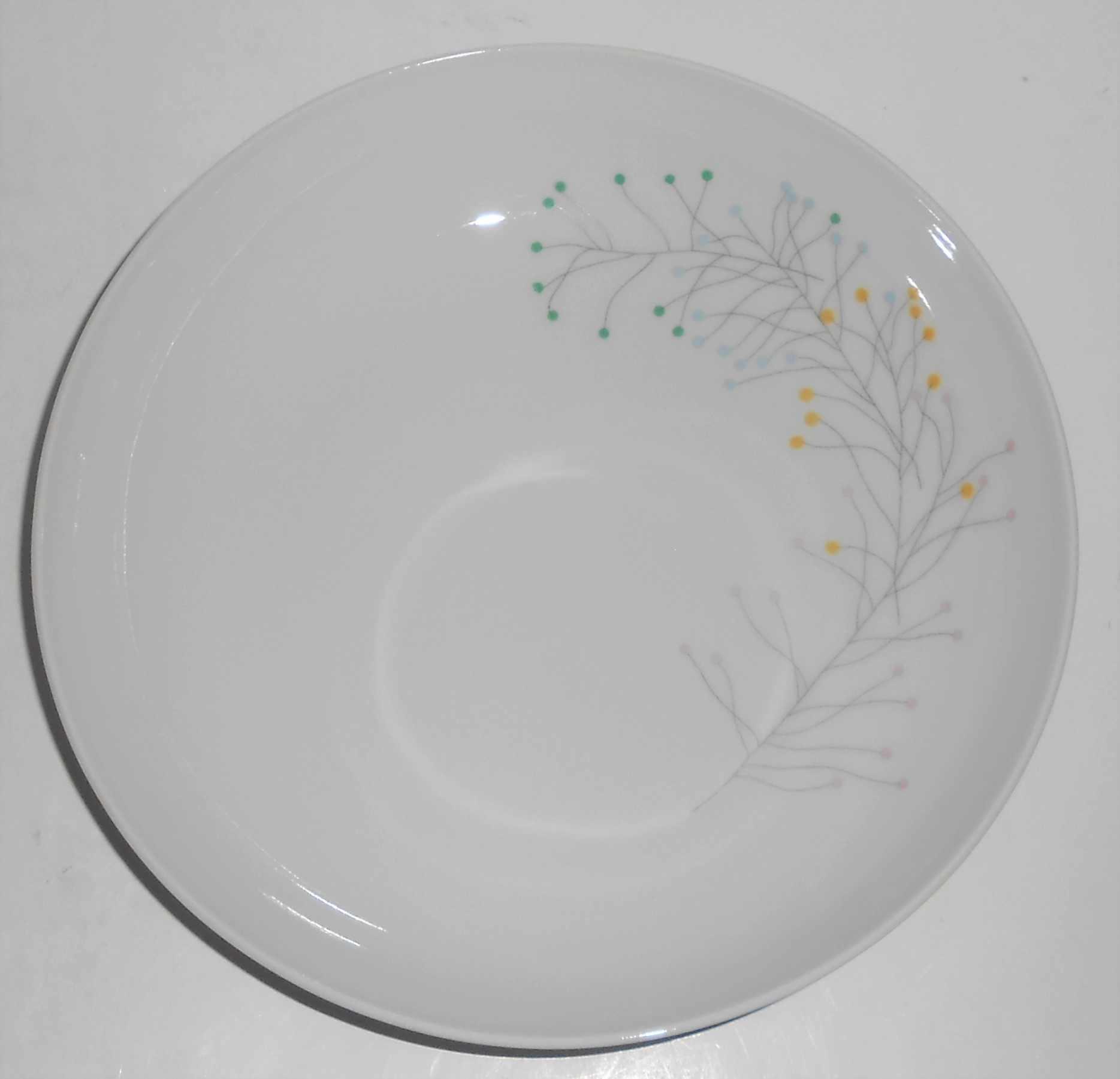Arzberg Porcelain China Germany Dainty Pink Yellow Soup