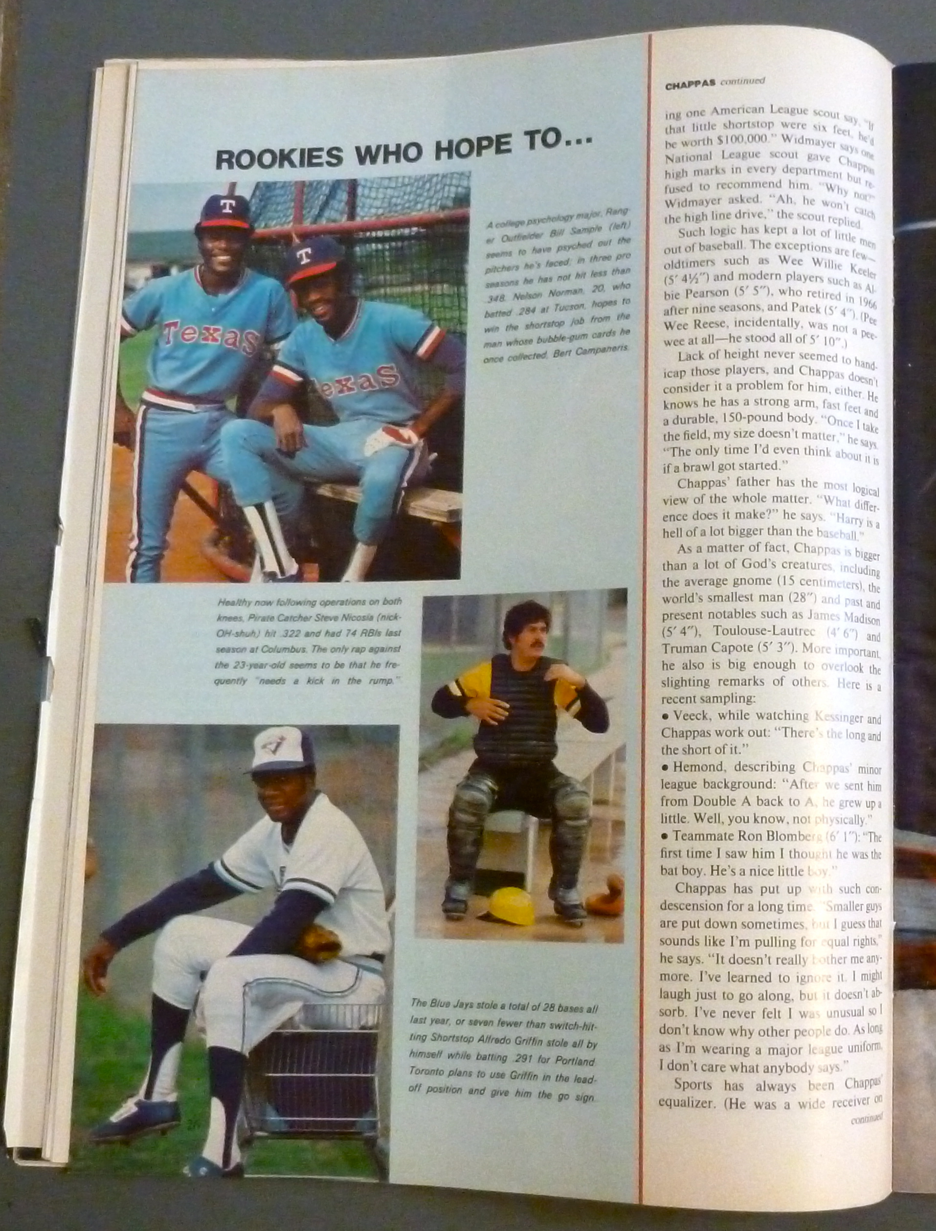 Sport Illustrated March 19, 1979 Harry Chappas