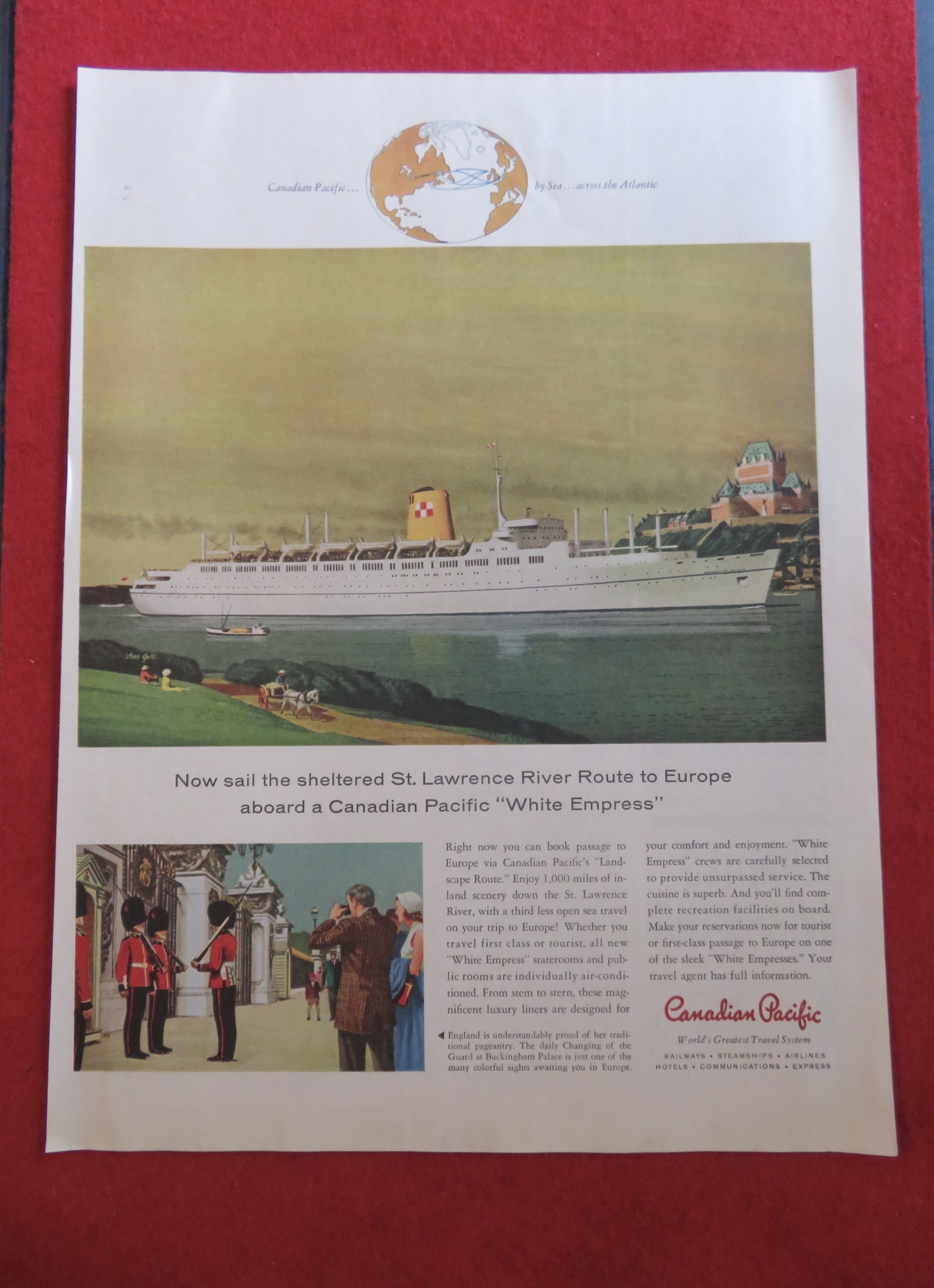 1958 Canadian Pacific with the White Empress