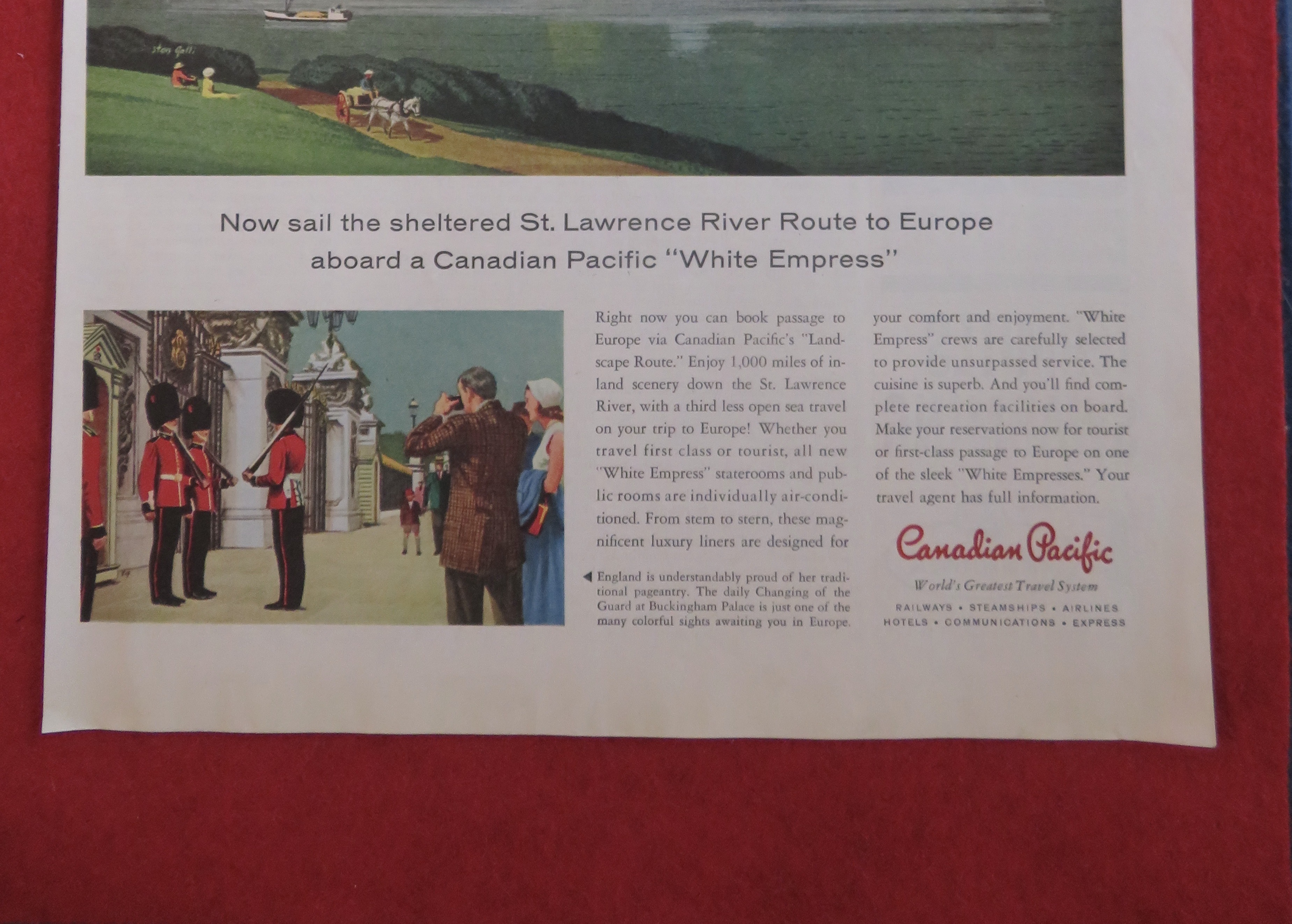 1958 Canadian Pacific with the White Empress