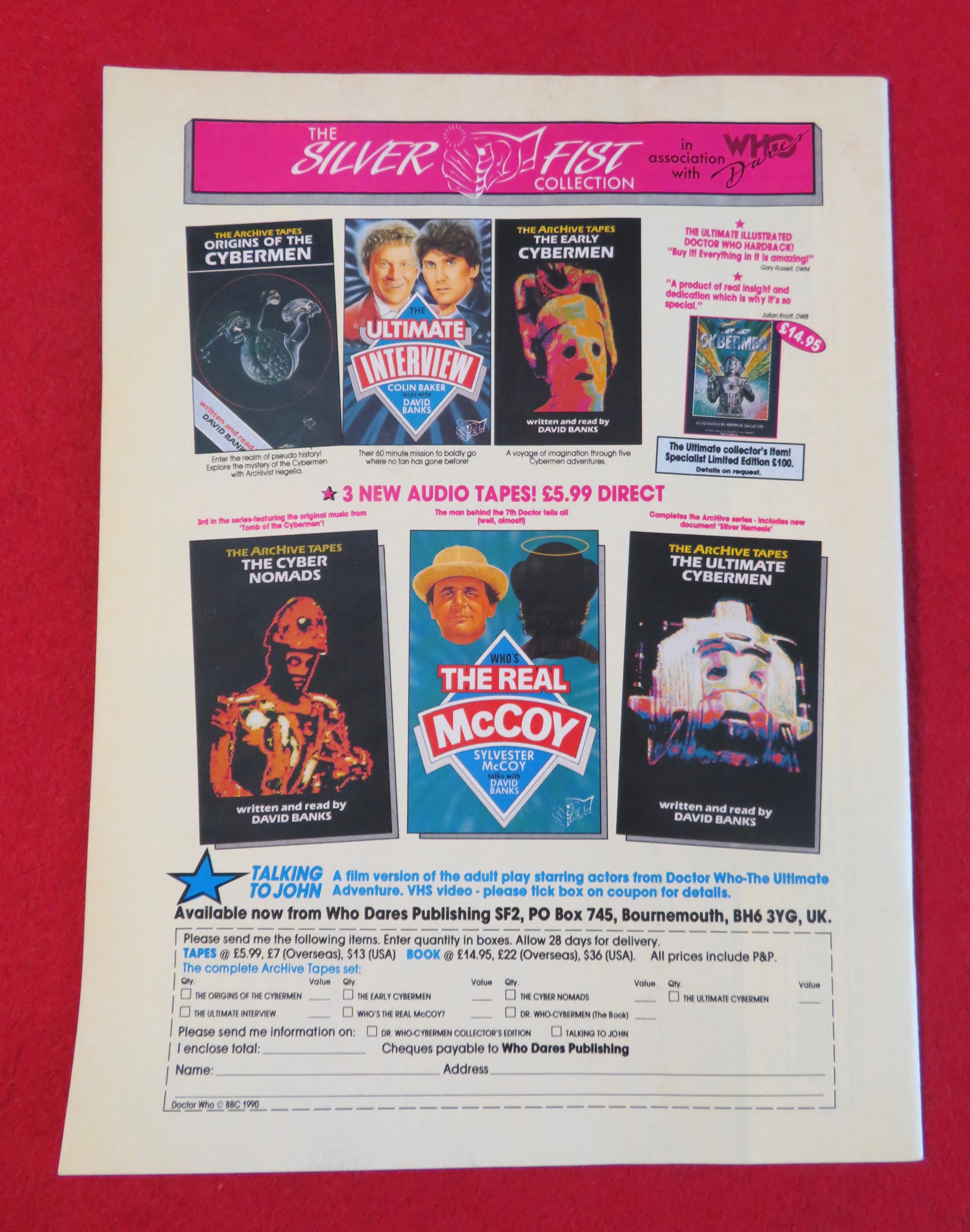 Doctor (Dr) Who Magazine April 1990