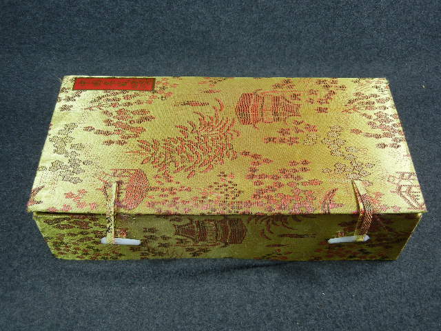 Chinese Dragon eye rice grain saucer bowl chopstick