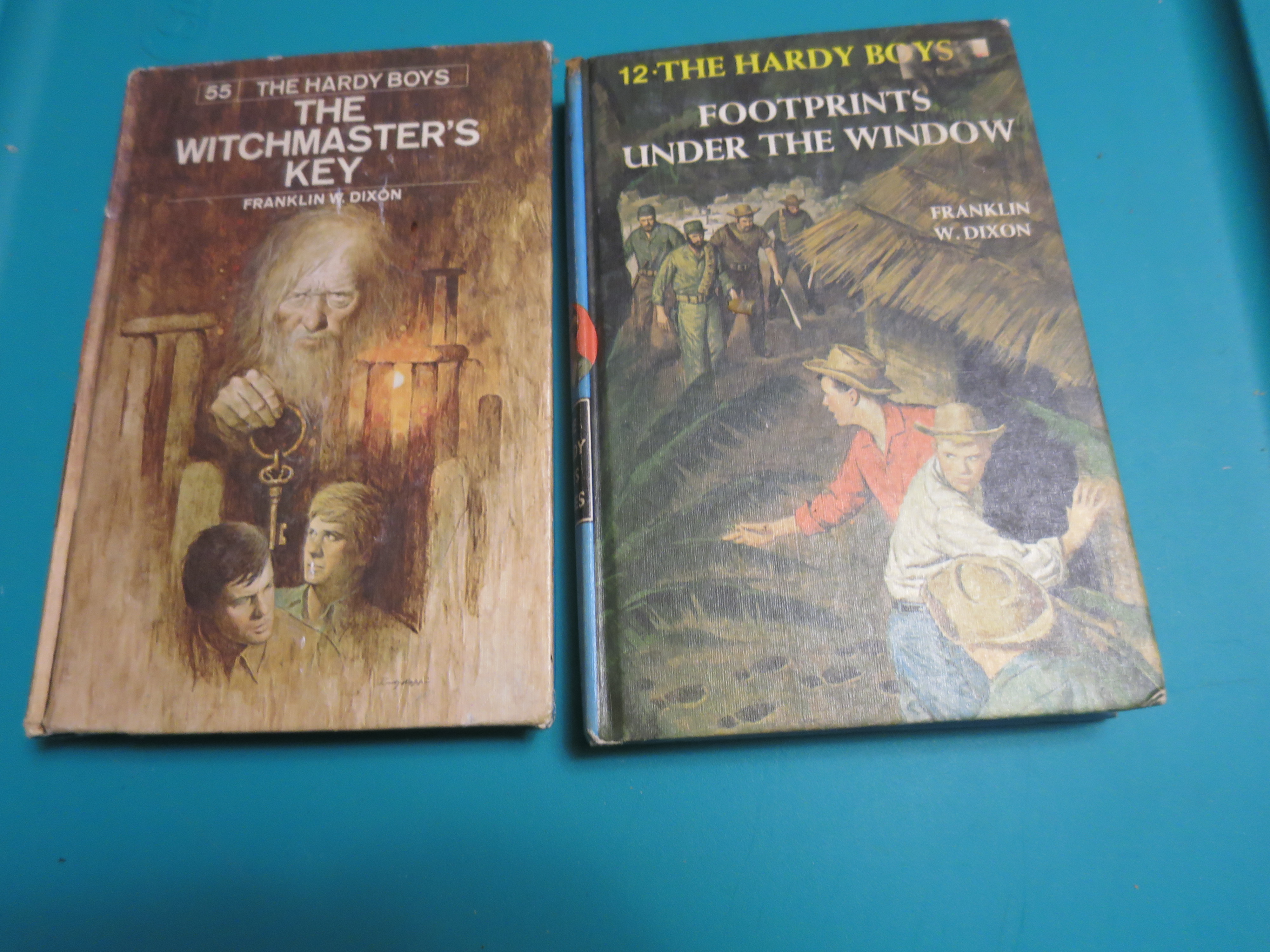 The Hardy Boy books Footprints Witchmaster's