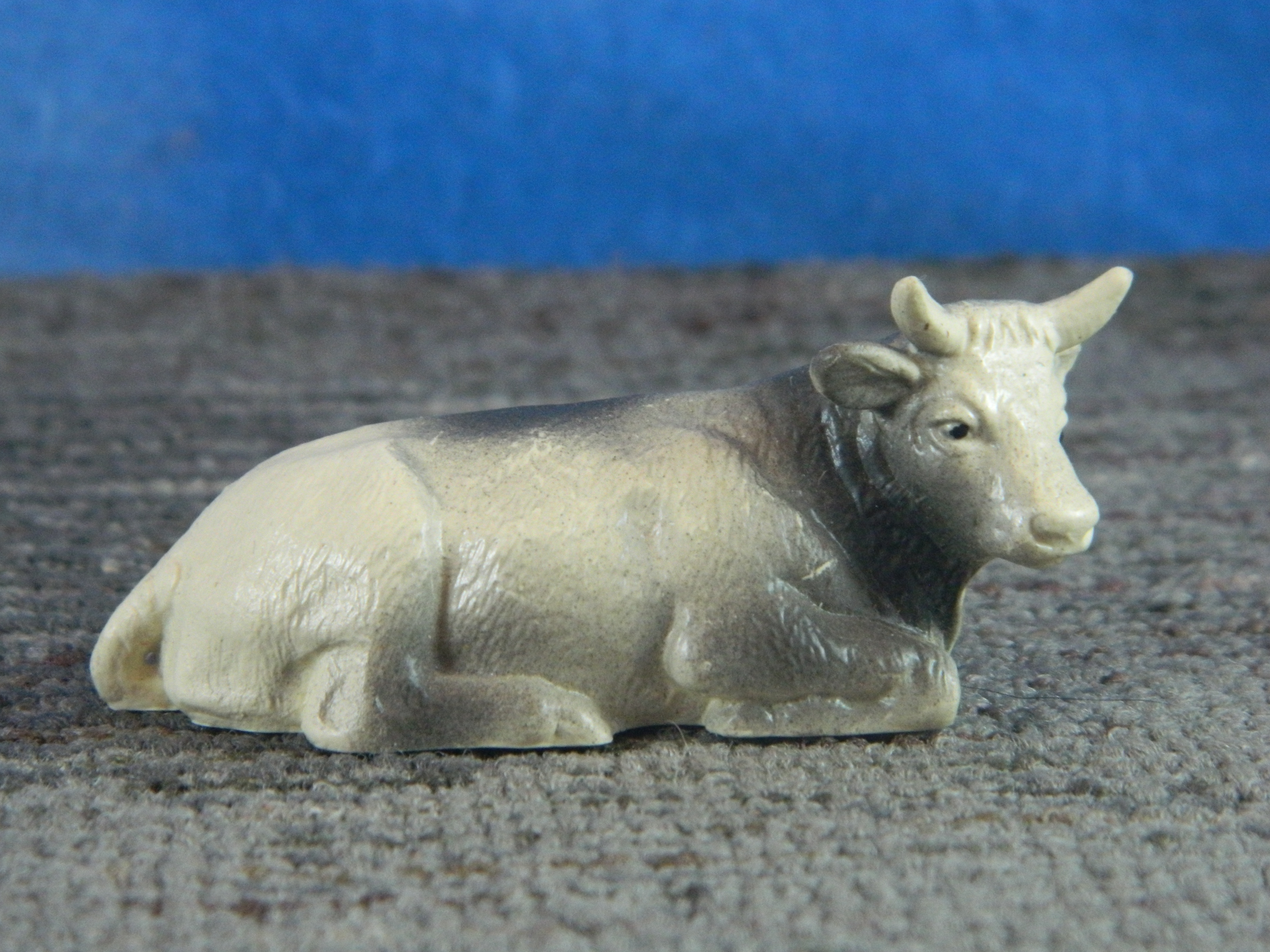 Plastic Bull Lying named Bully